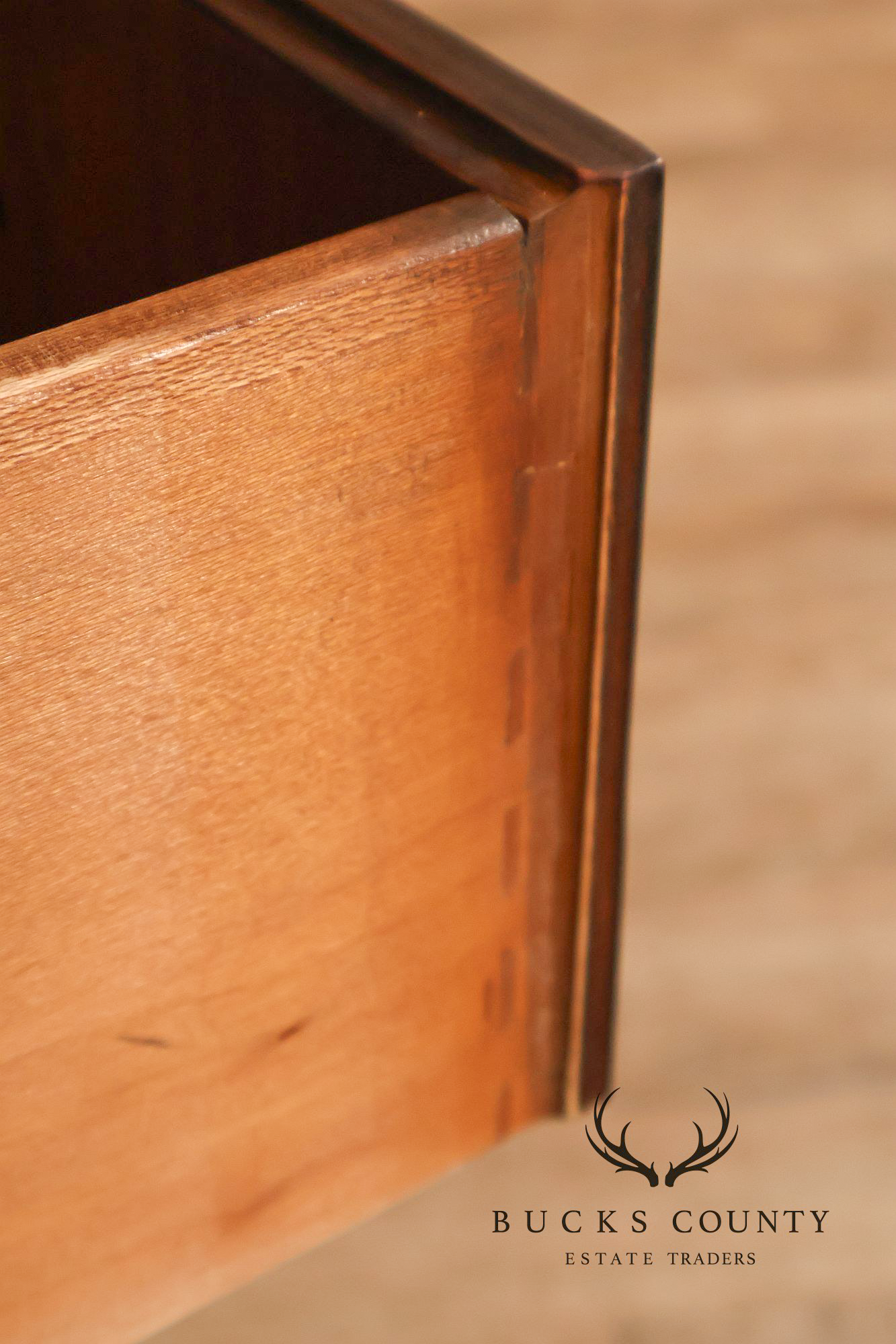 Drexel Heritage Chippendale Style Mahogany Eight Drawer Tall Chest