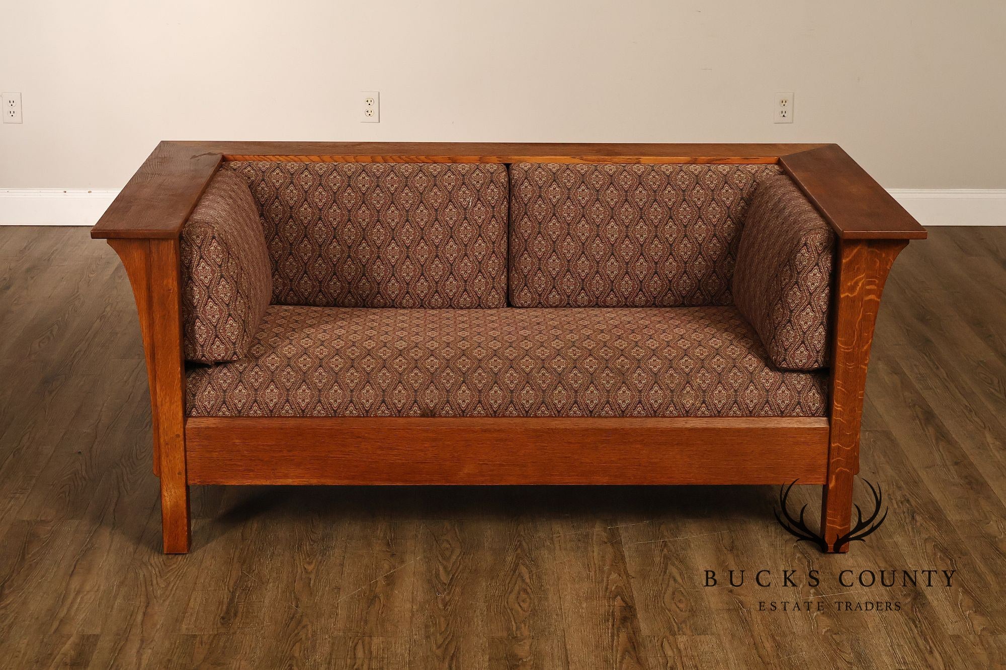 Stickley Mission Collection Oak Prairie Loveseat