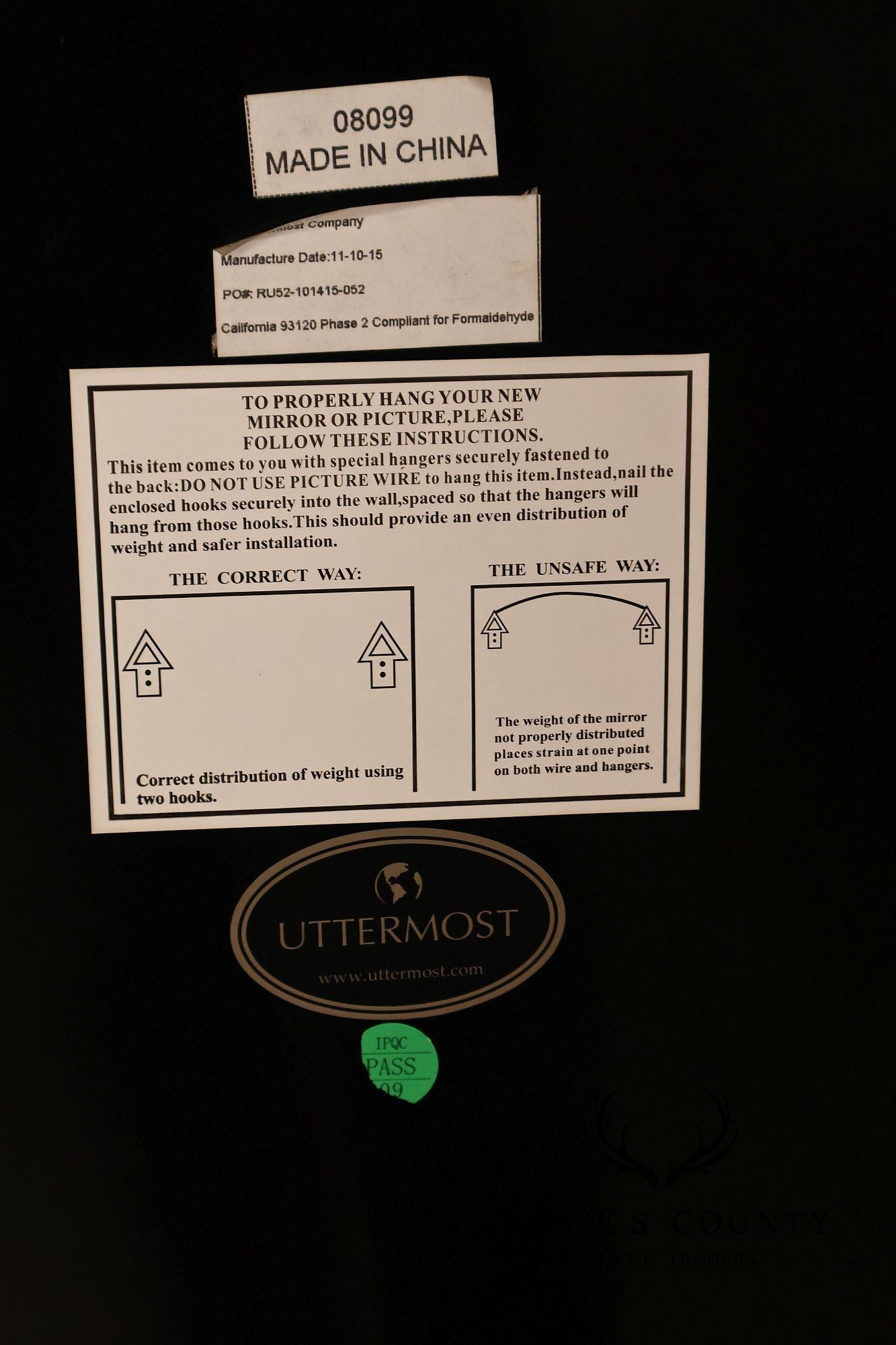 Uttermost 'Almont' Mosaic Frame Mirror