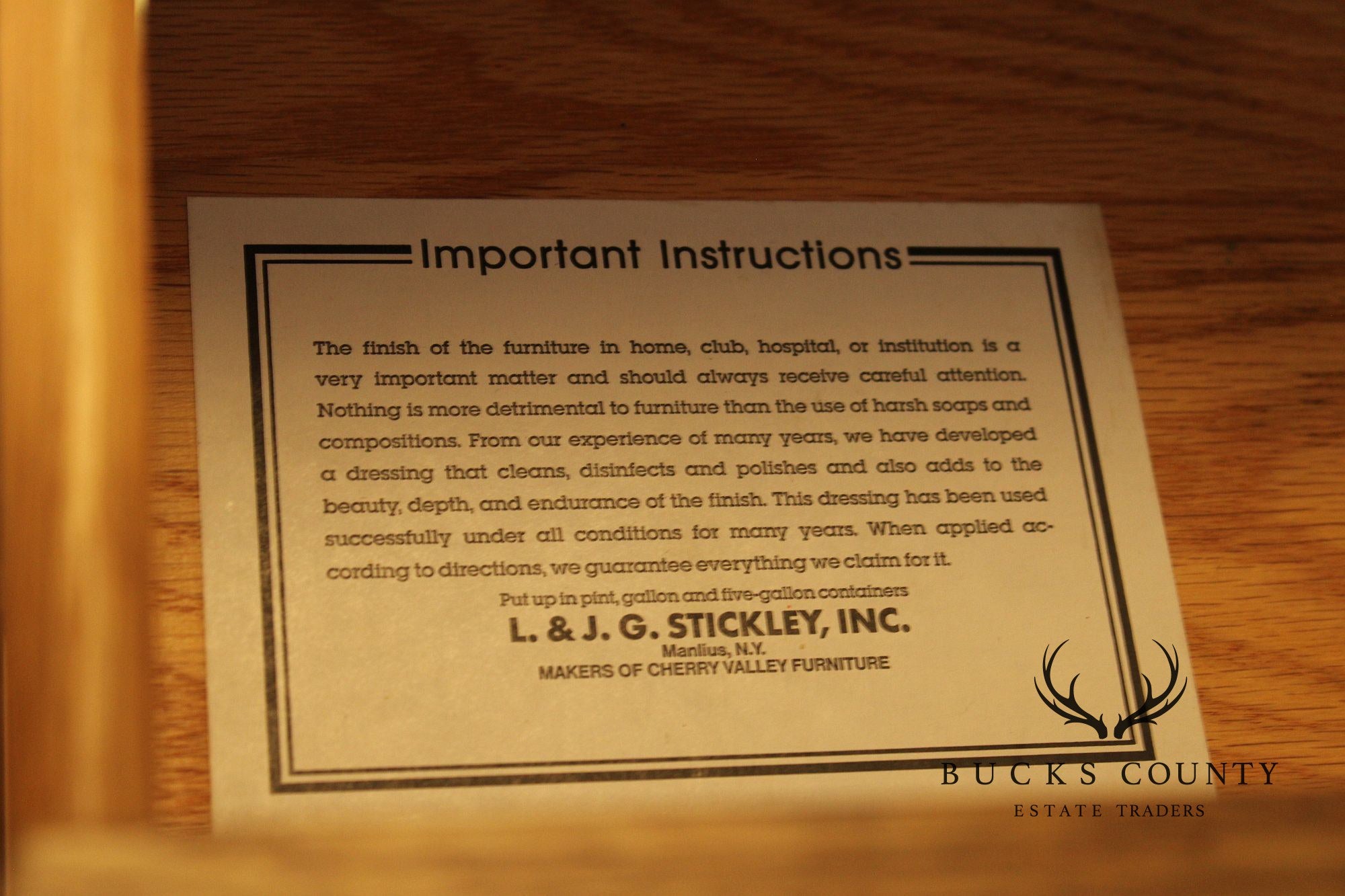 Stickley Mission Collection Oak Tall Chest Of Drawers