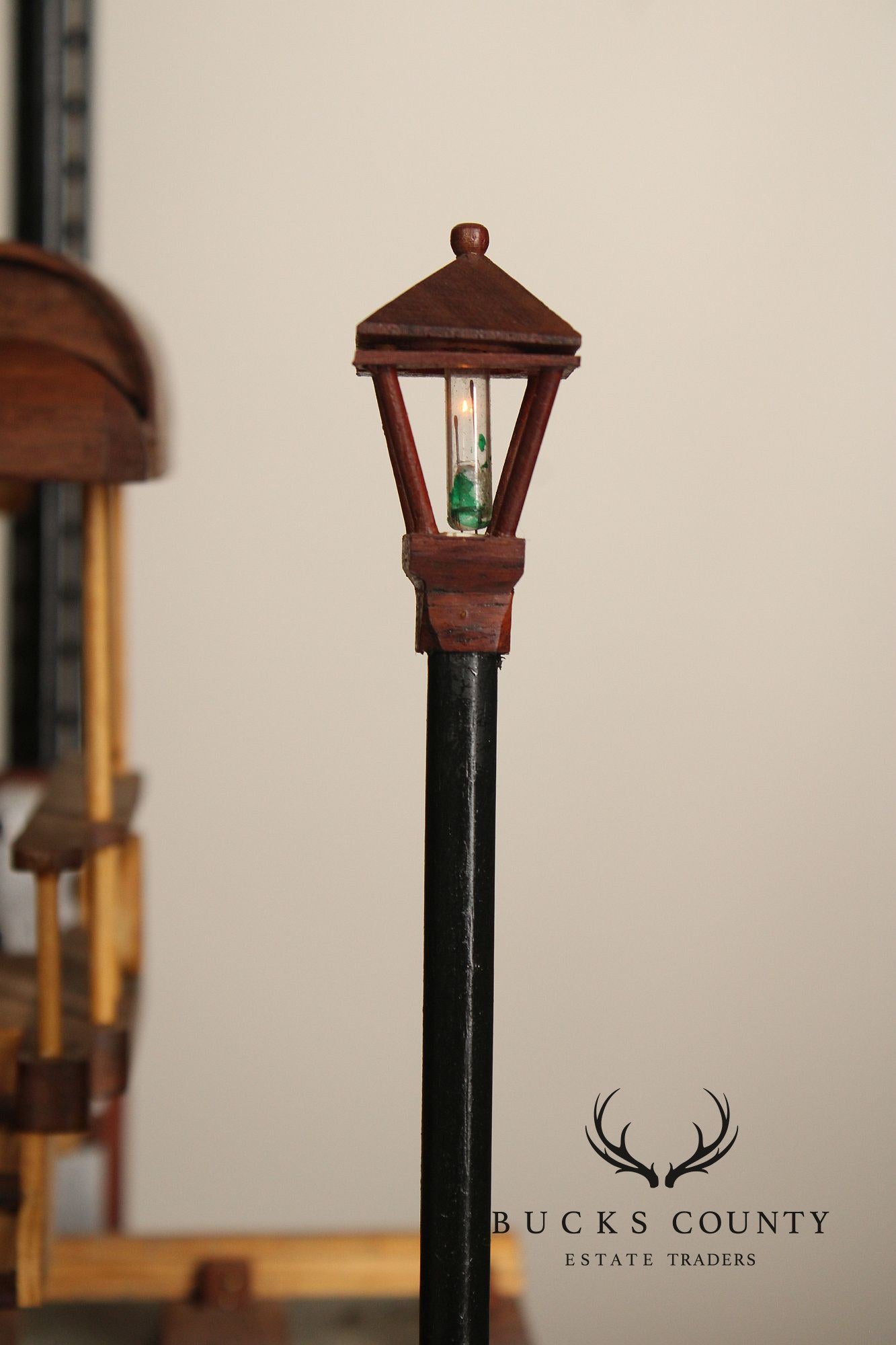 Philip Jacoby Carved Wood Model Train