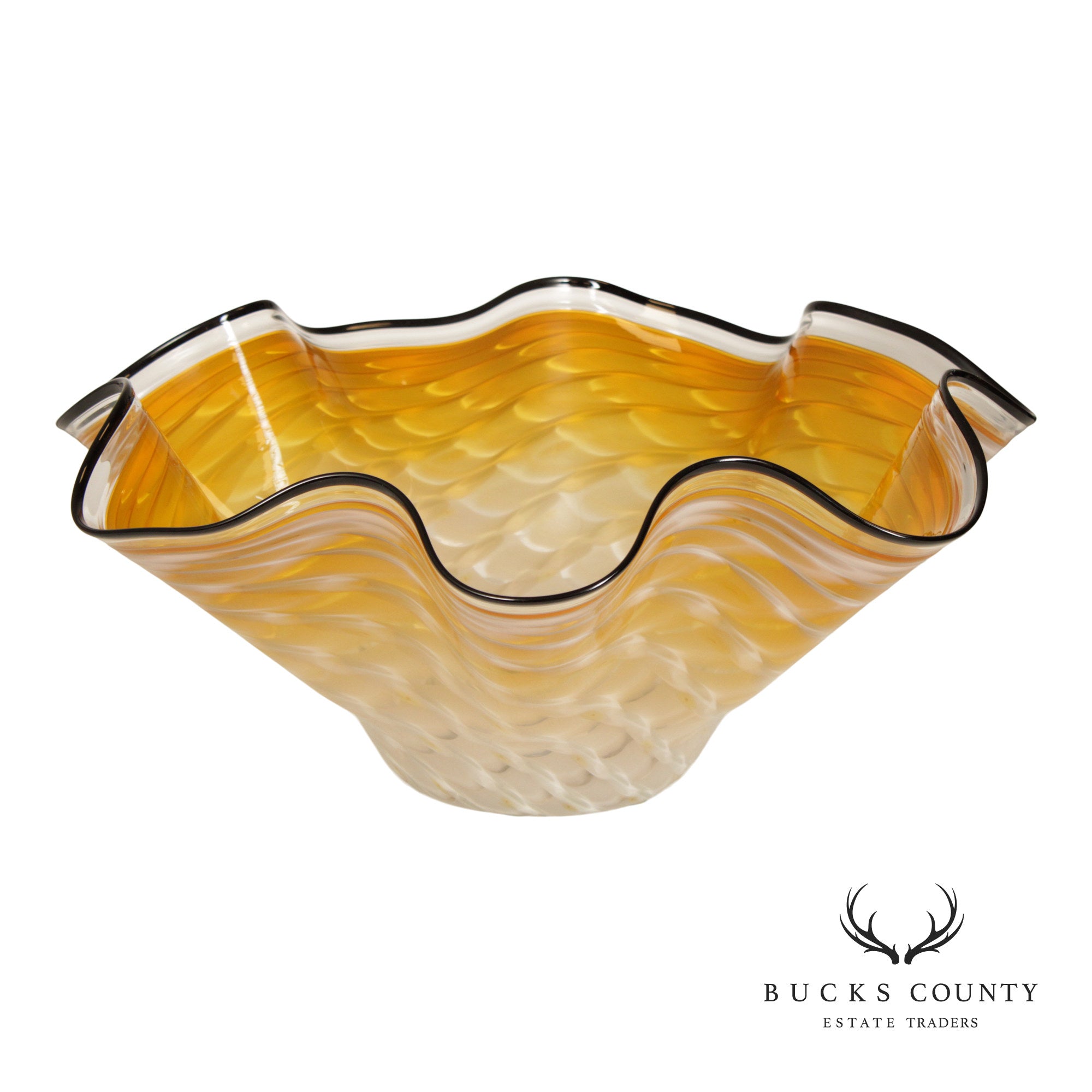 La Chaussee Contemporary Art Glass Bowl