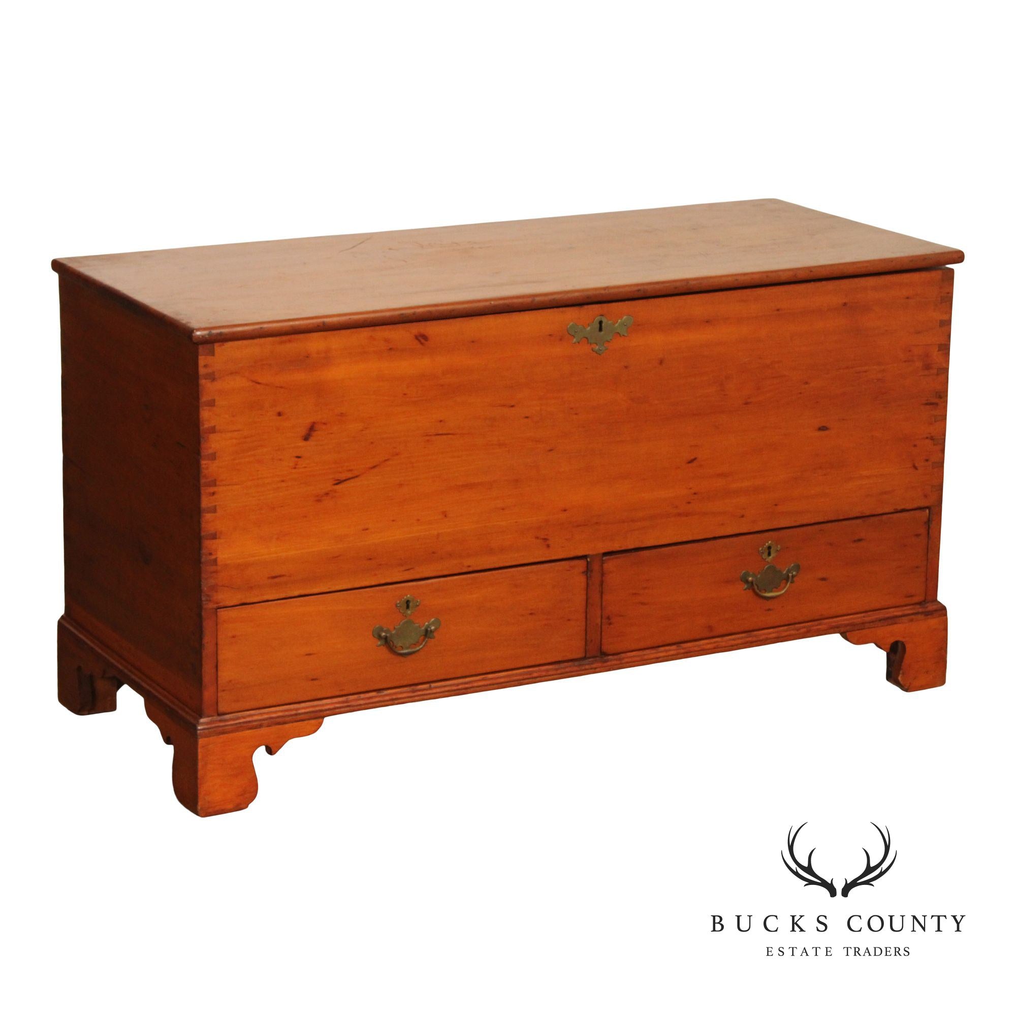 Antique Chippendale Style Blanket Chest