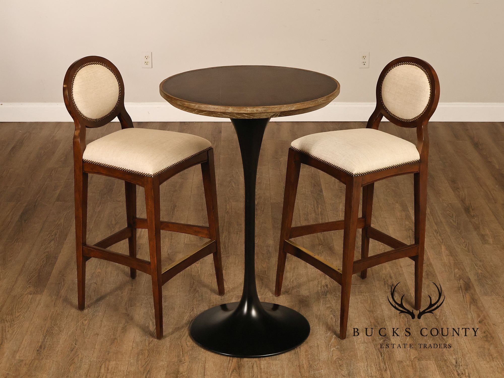 Arhaus Art Deco Style Three-Piece Bistro Dining Set