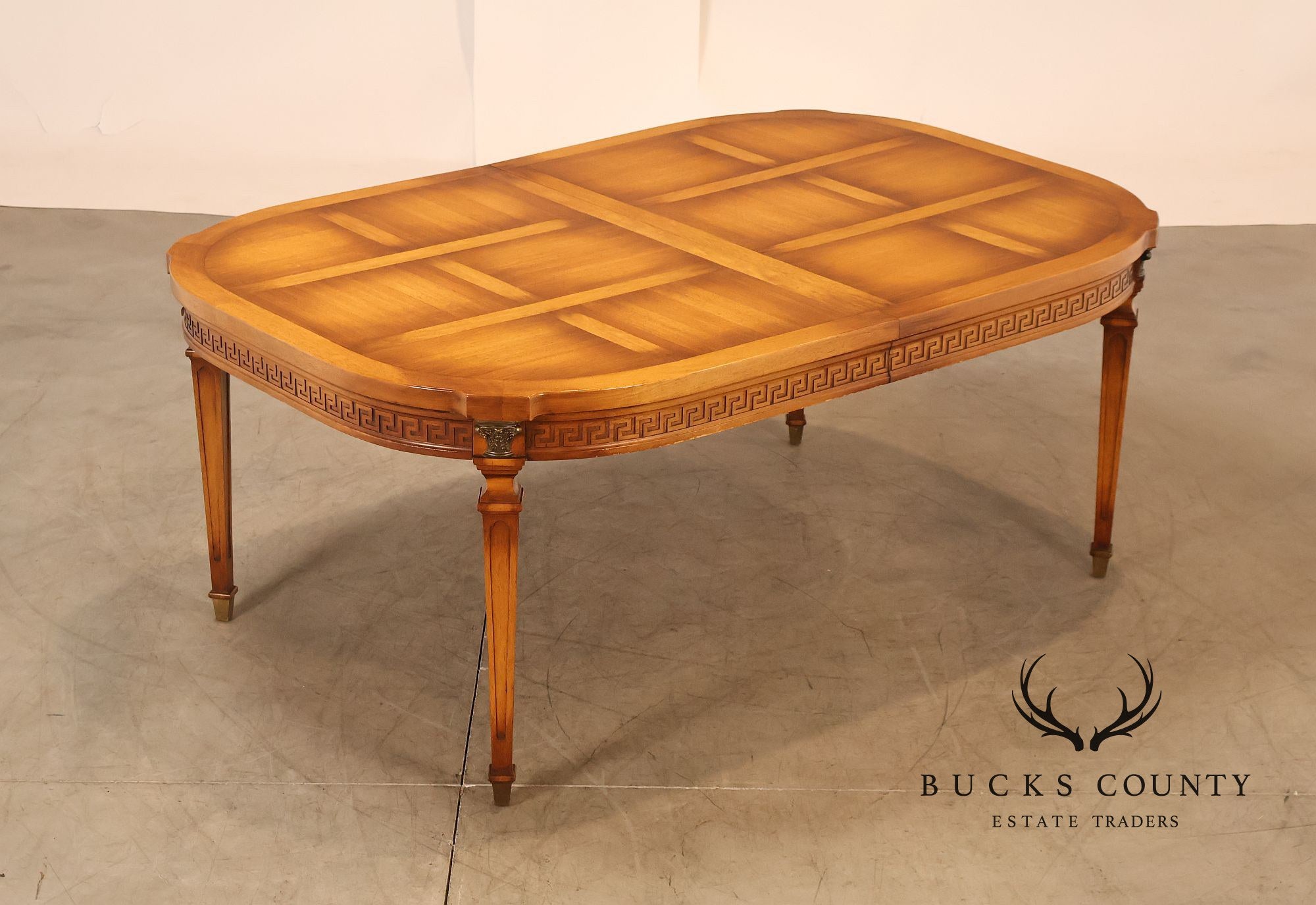 Daniel Jones Inc. Neoclassical Style Expandable Dining Table