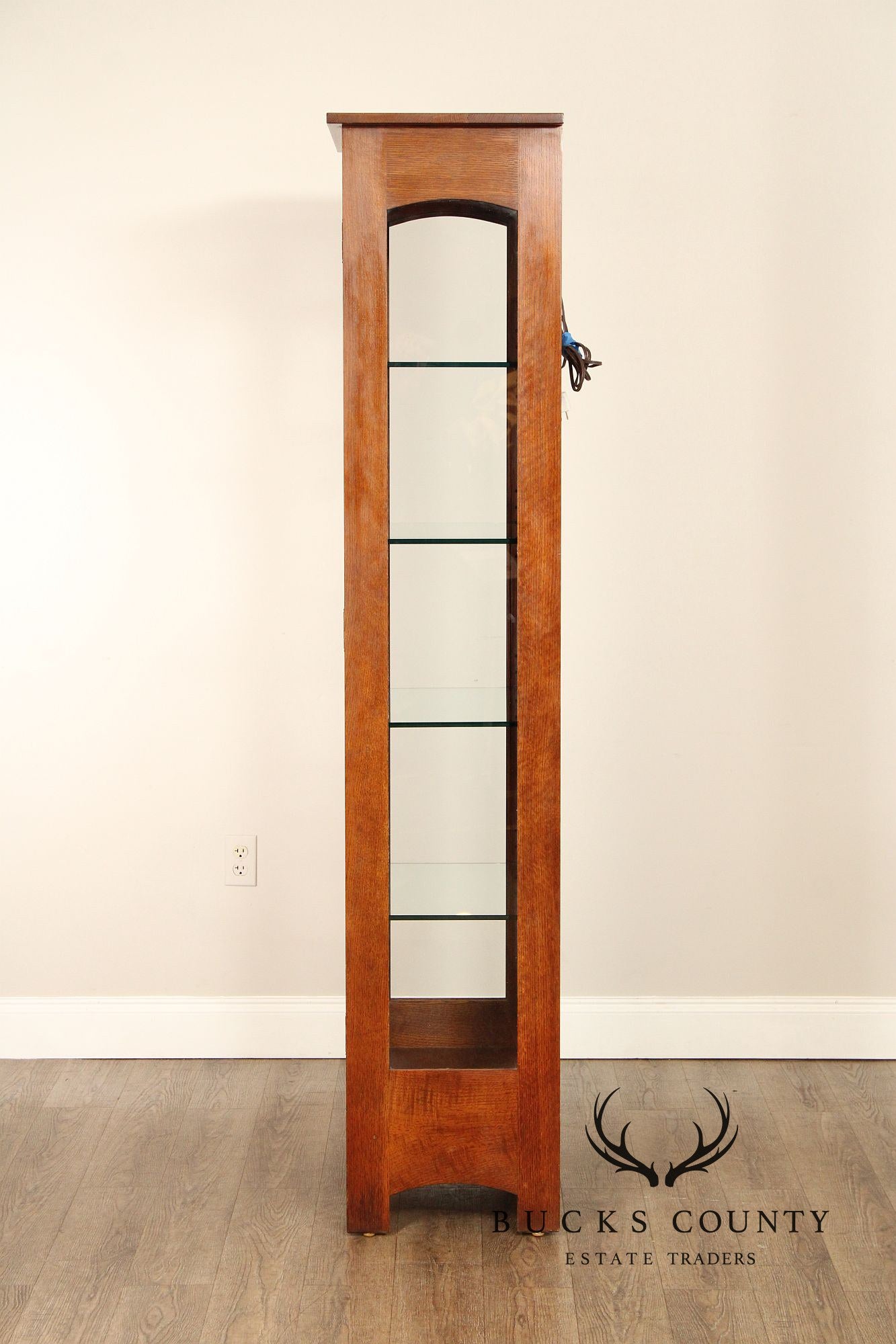 Stickley Mission Collection Oak Display Cabinet