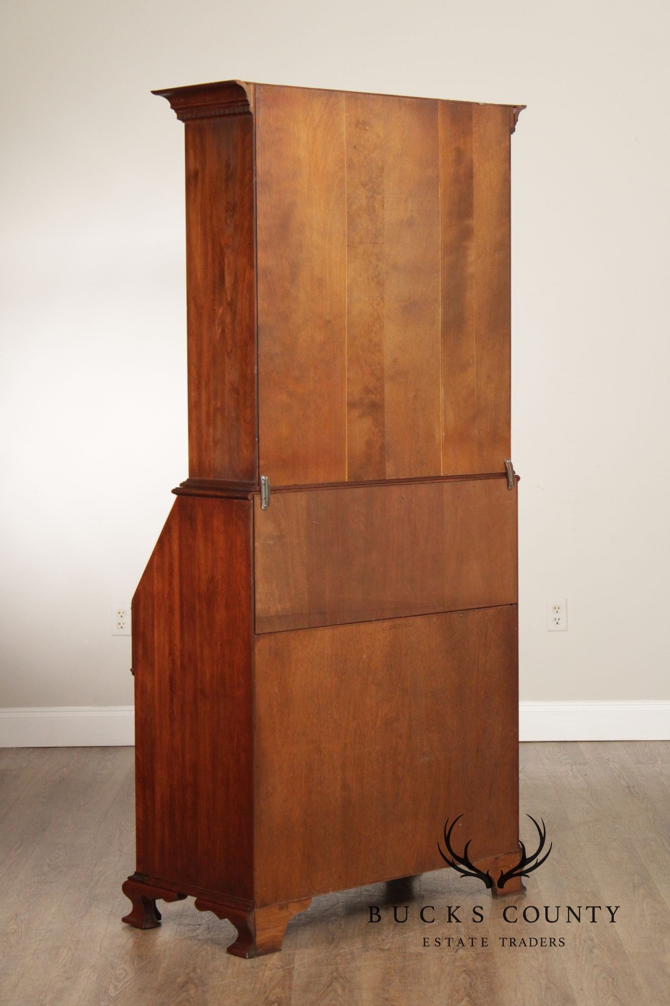 Pennsylvania House Chippendale Style Cherry Secretary Bookcase