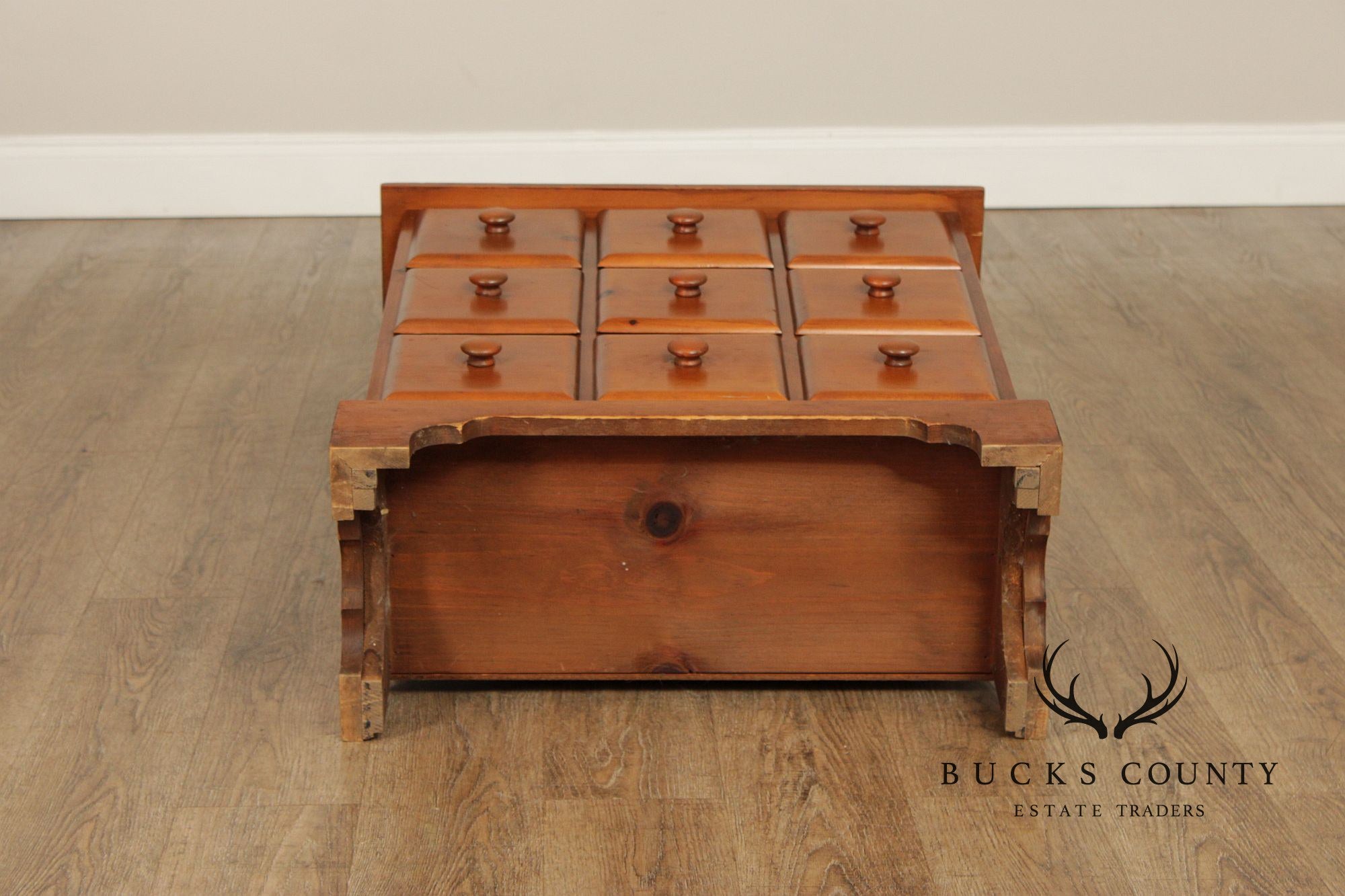 Furniture by Choyce Vintage Pine Nine-Drawer Apothecary Style Chest