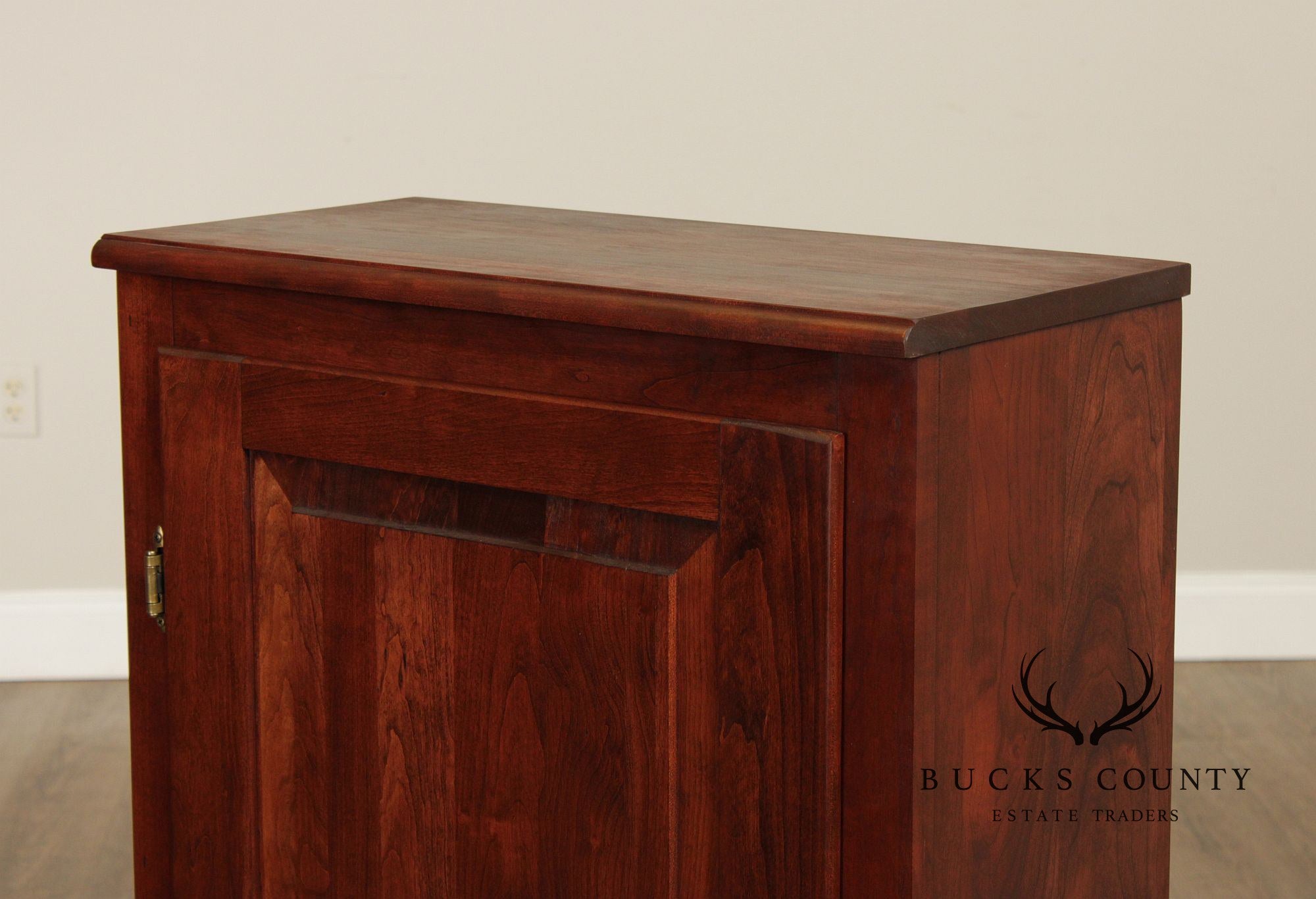 Woxall Woodcraft Custom Solid Cherry One Door Cabinet