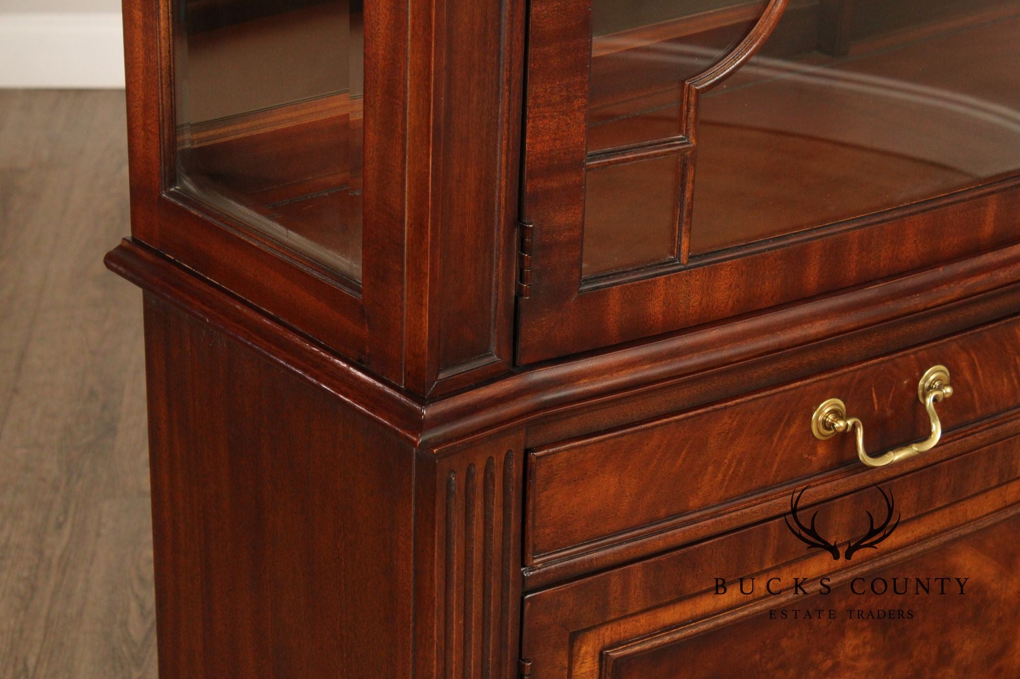 Henredon Regency Style Mahogany China Cabinet