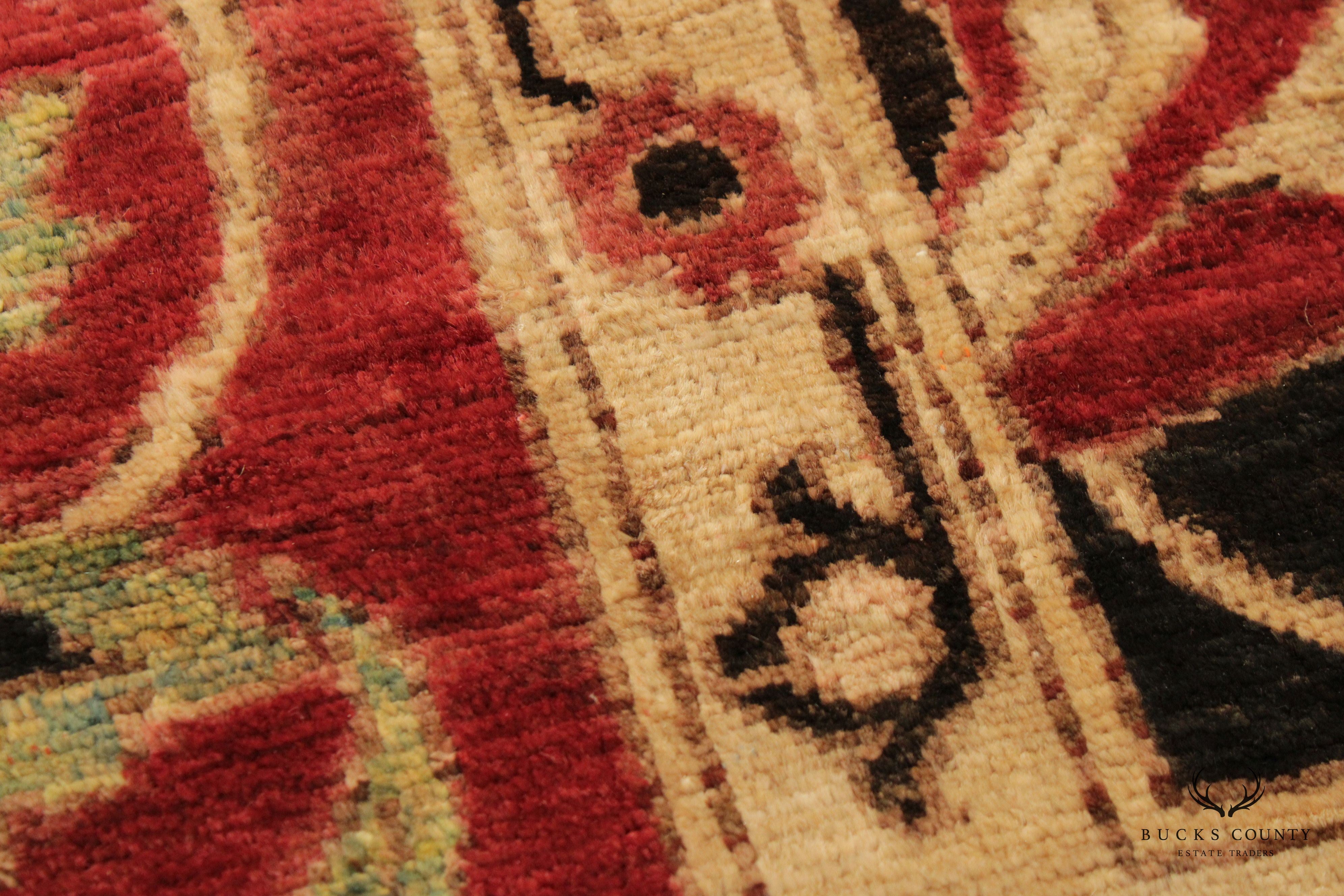 Persian Sultanabad Wool Area Rug 8' X 12'