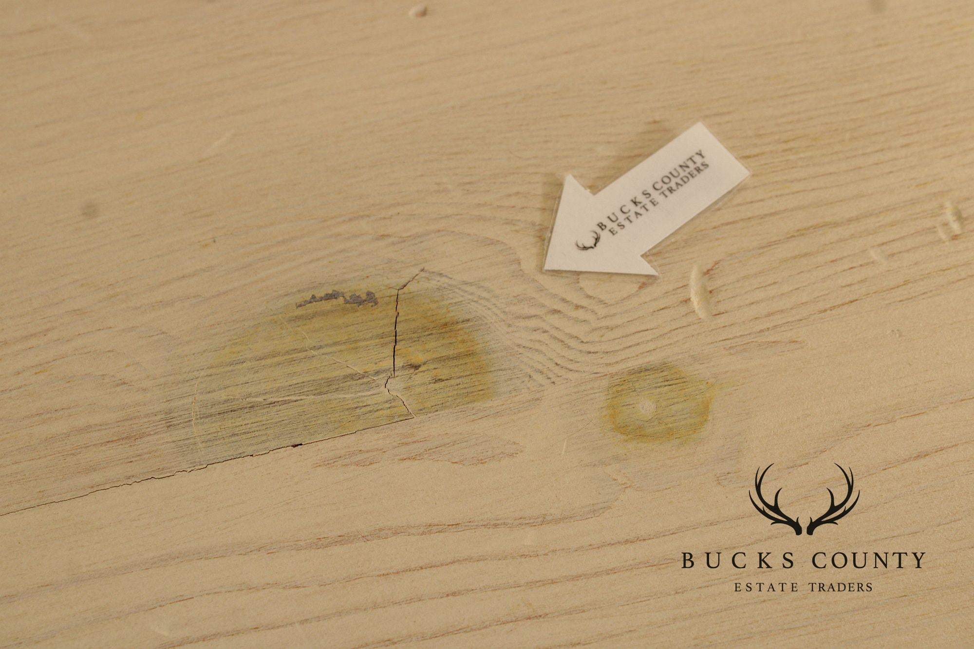 Custom Quality Hand Painted Pine Round Dining Table