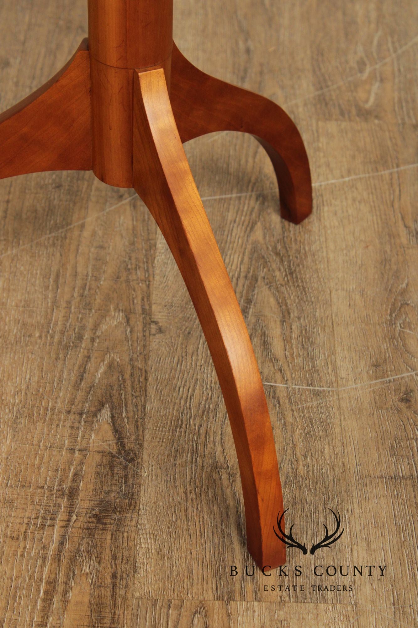 Skaker Style Round Cherry Side Table