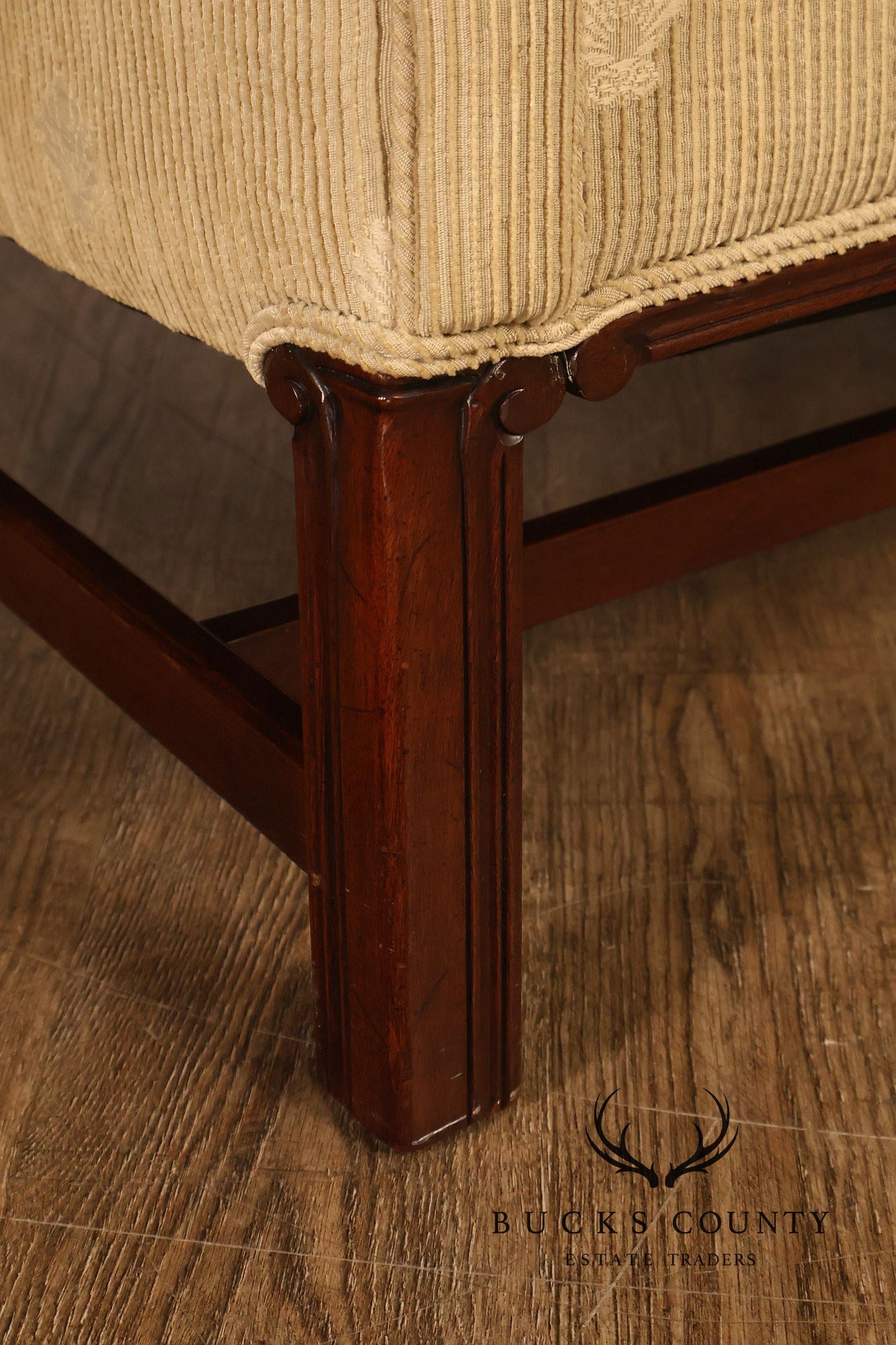 Chippendale Style Mahogany Frame Sofa