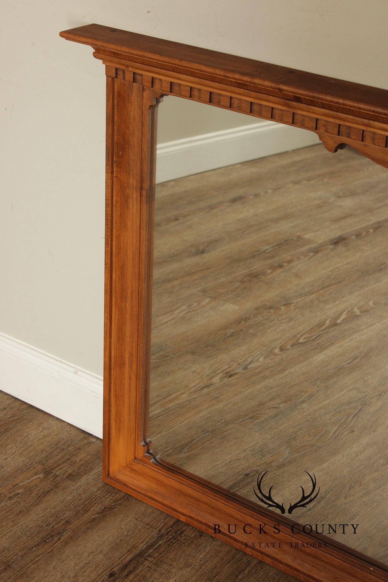 Beals Furniture Colonial Revival Maple Dresser Mirror