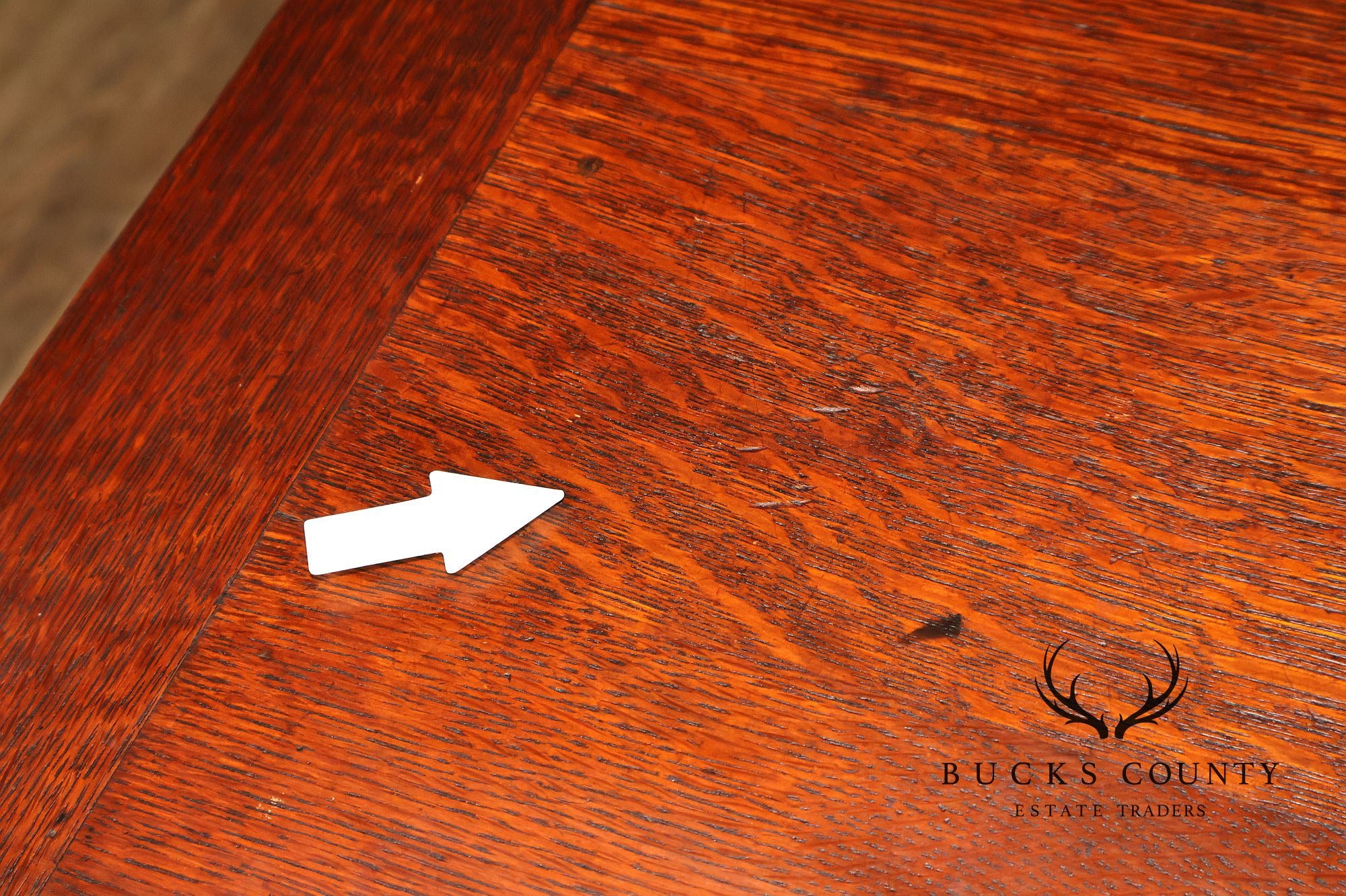 Lifetime Furniture Antique Mission Oak Drop Front Desk