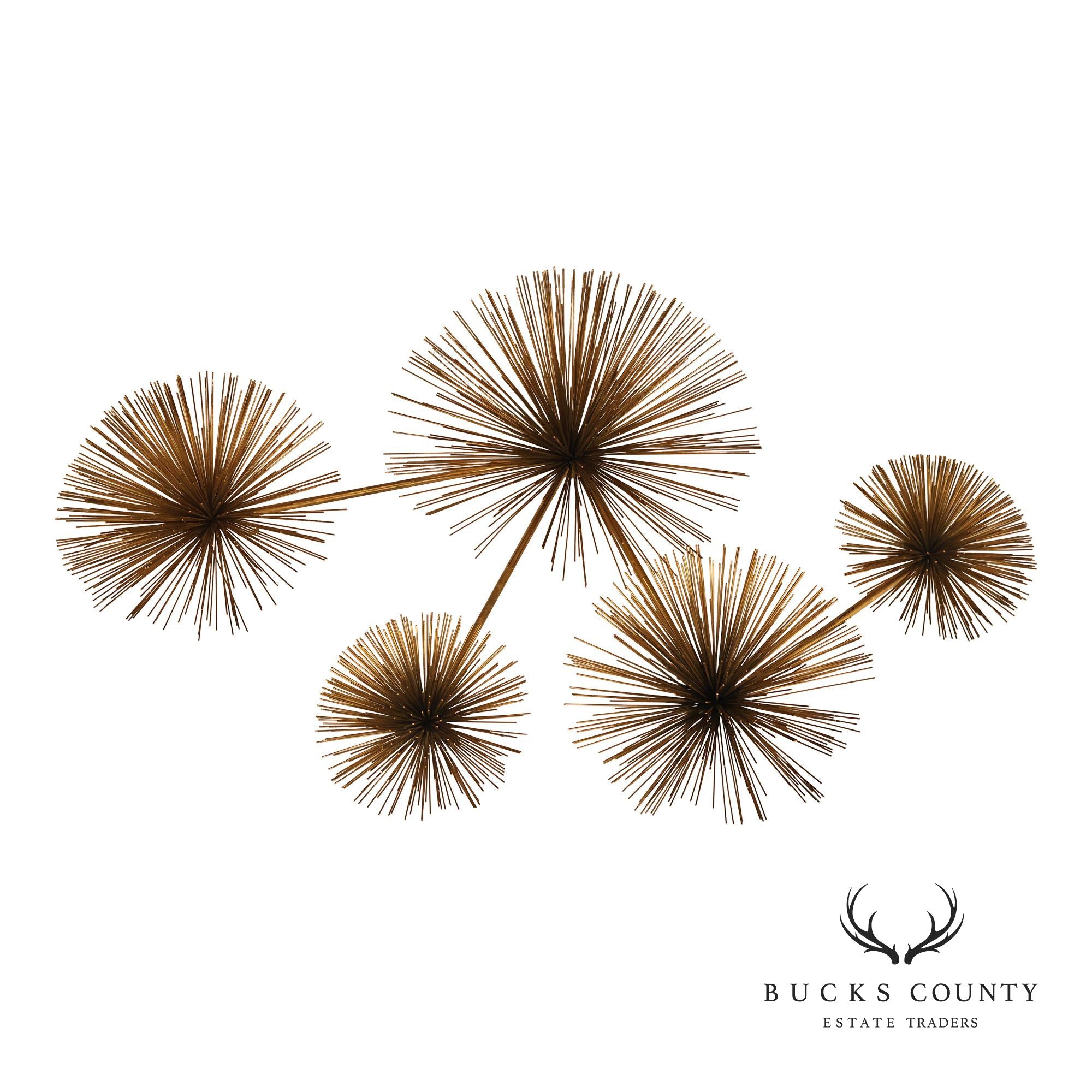 Curtis Jeré Mid Century Modern Urchin Wall Sculpture