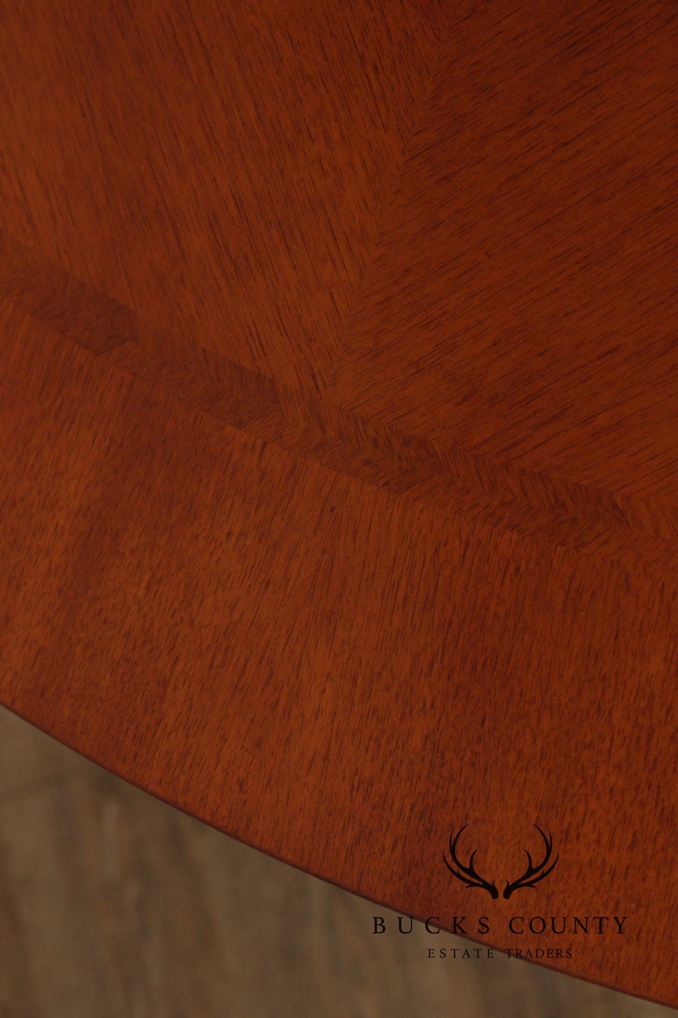 John Widdicomb Round Mahogany Dining Table Designed By Chad Womack