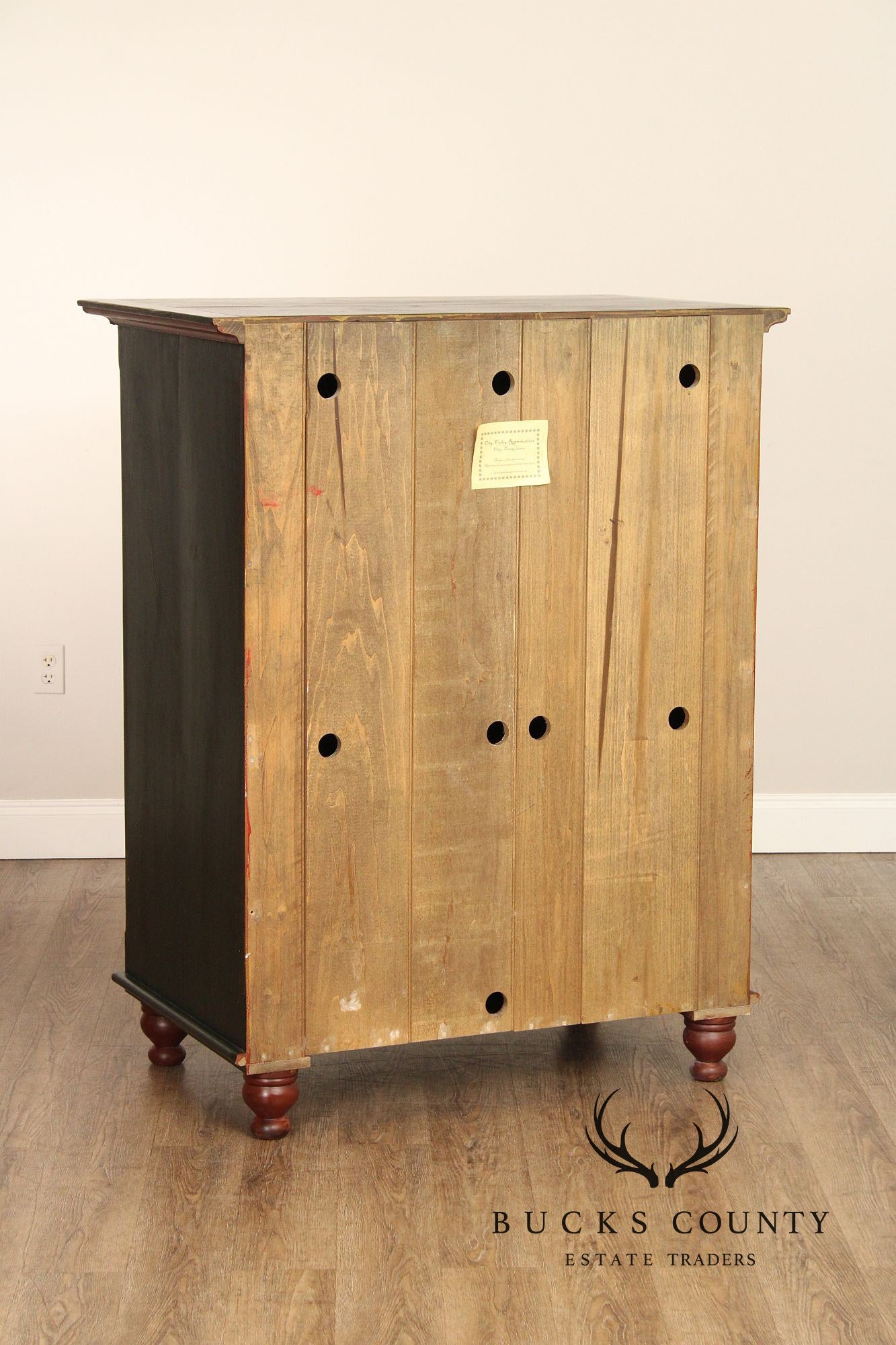 Oley Valley Reproductions Distress Painted Cupboard