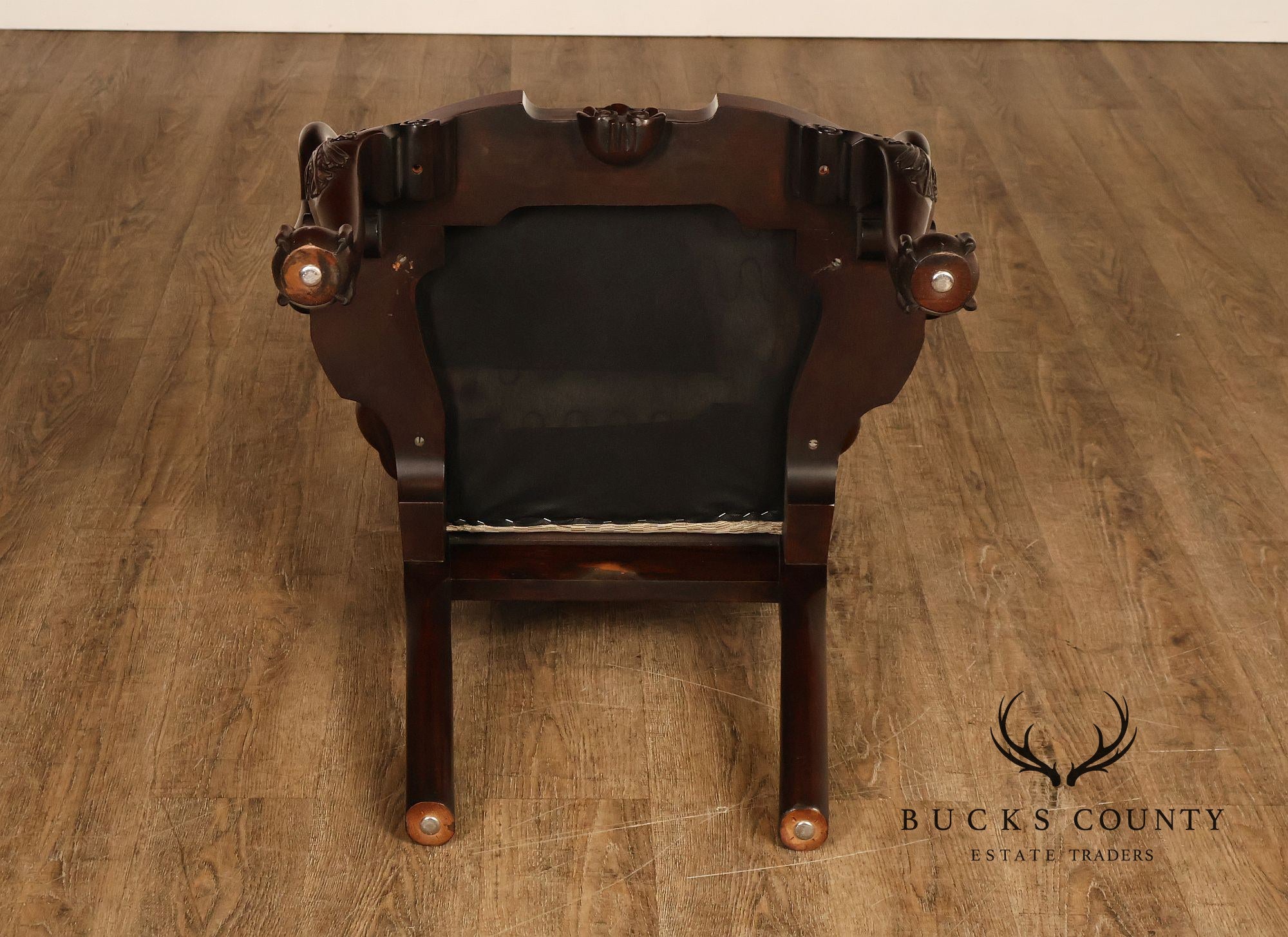 Kindel Winterthur Collection Pair of Mahogany Armchairs