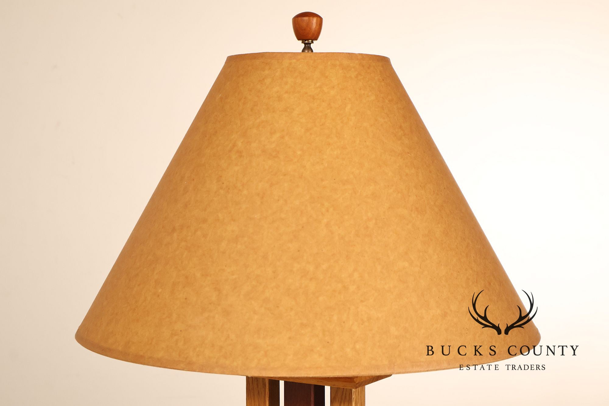 VNC Designs Mission Style Oak Table Lamp