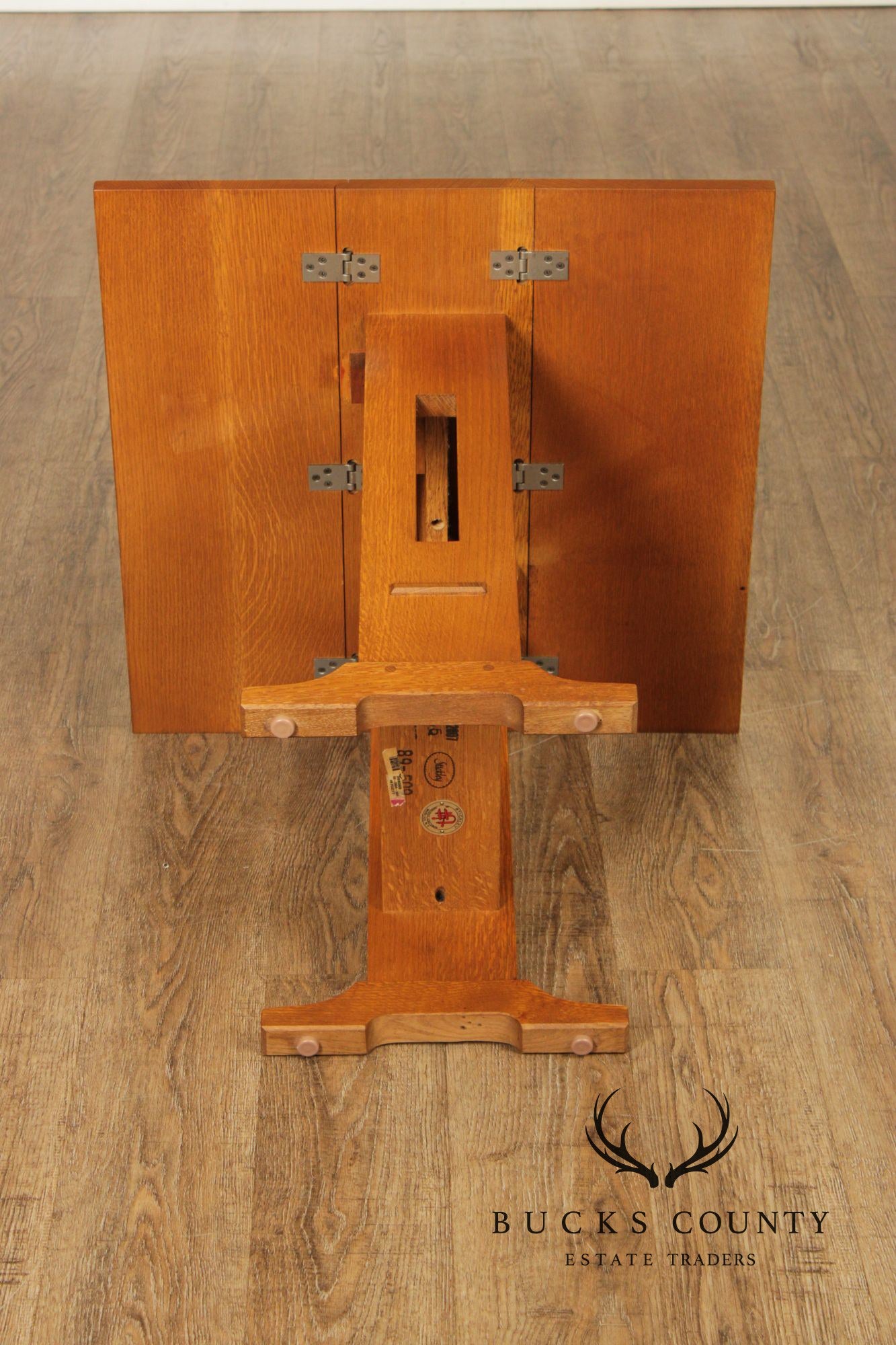 Stickley Mission Collection Oak Drop Leaf Side Table