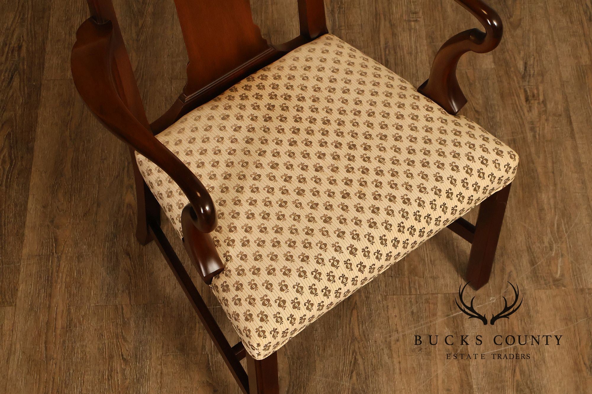 Kittinger Colonial Williamsburg Adaptation Set Of Eight Mahogany Dining Chairs