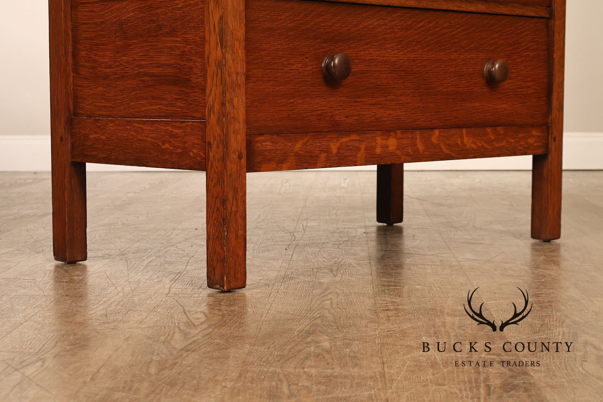 Antique Gustav Stickley Mission Oak Chest Of Drawers #909