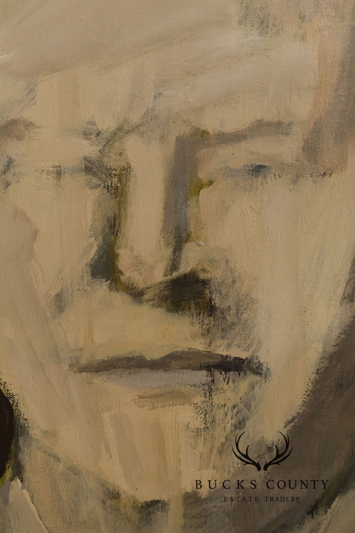 Anne Cooper Dobbins Oil Painting, 'Husband and Wife 2'