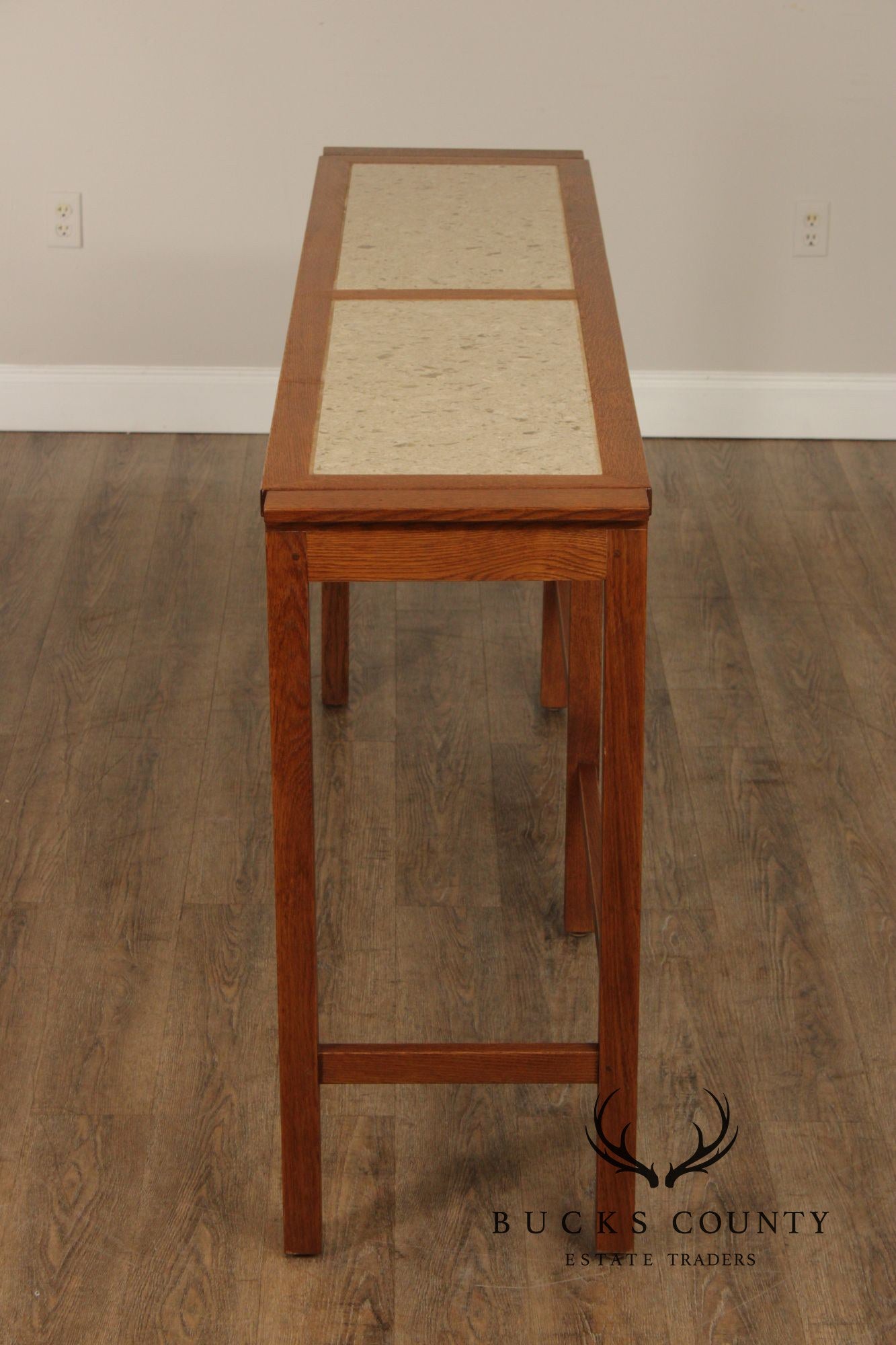 Stickley Mission Collection Oak Counter Height Table