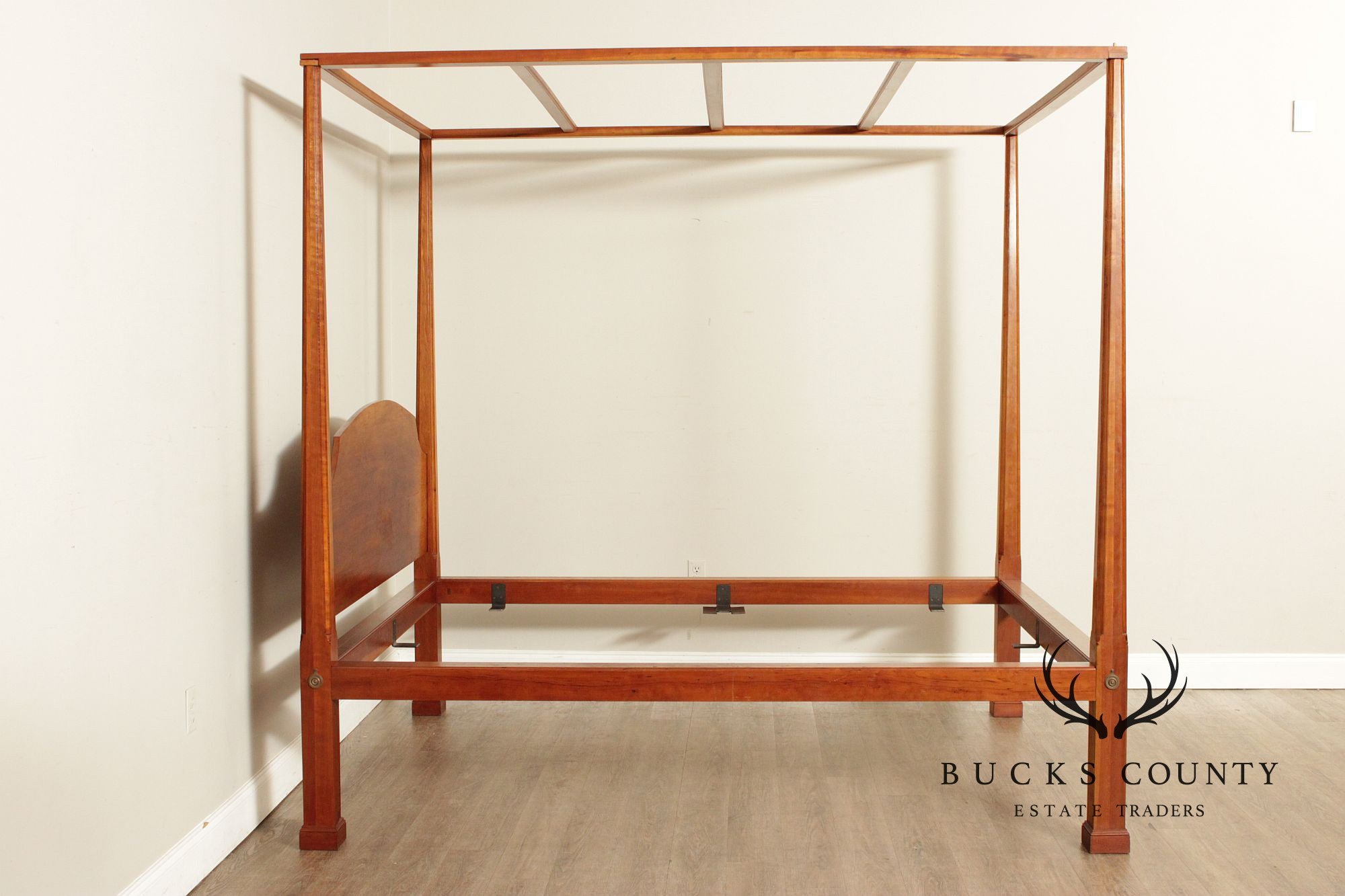 Custom Made American Cherry Four Poster Queen Size Bed