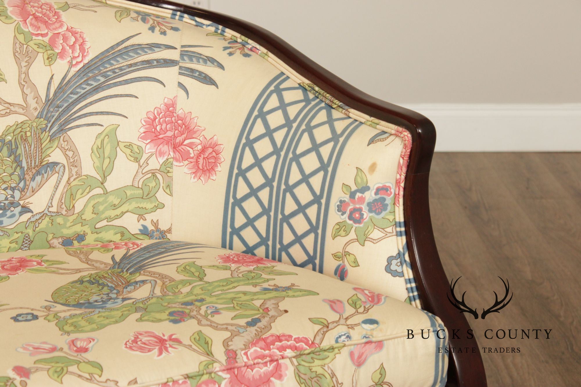 Hickory Chair Federal Style Mahogany Loveseat