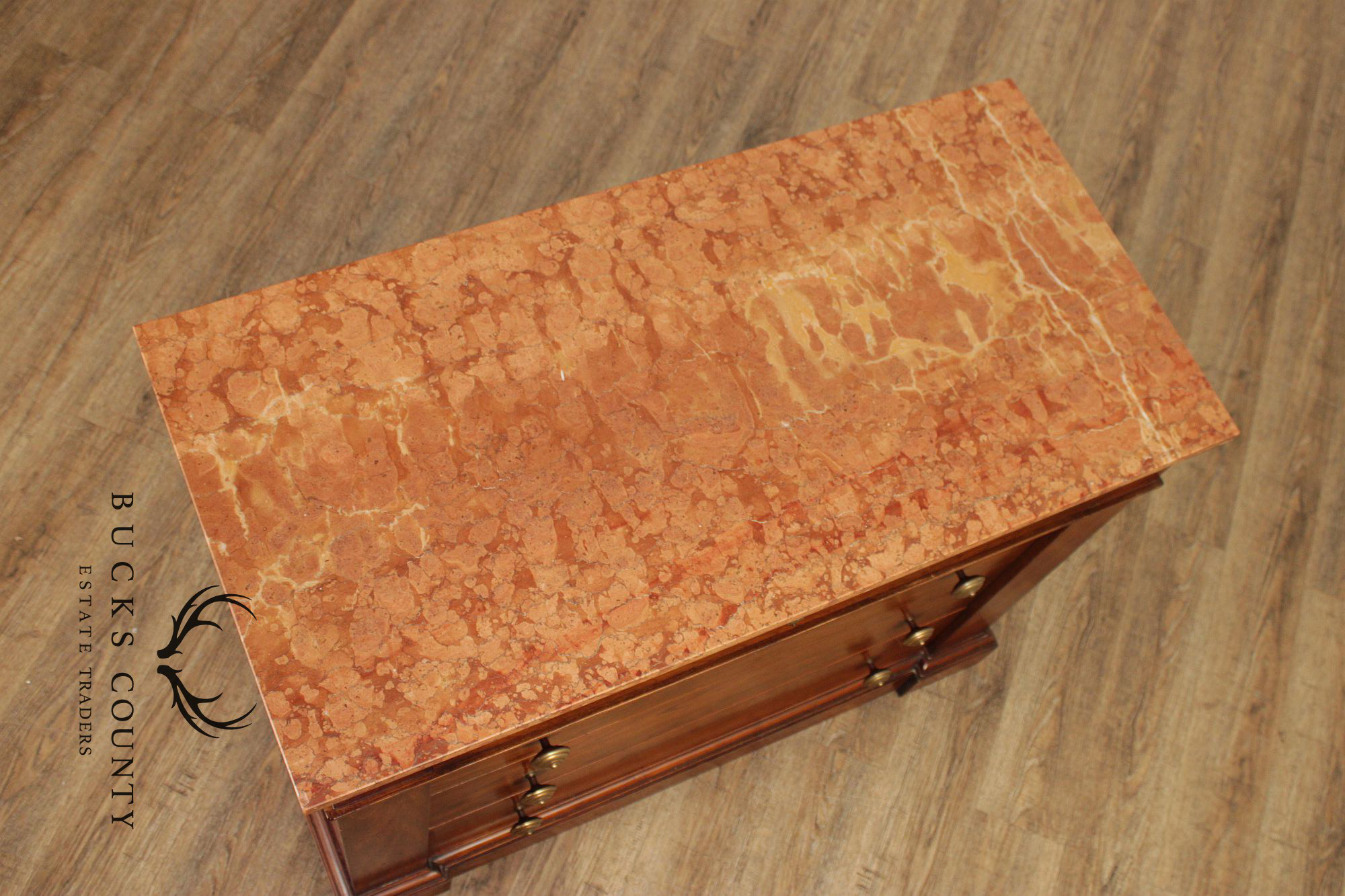 Italian Marble Top Chest of Drawers