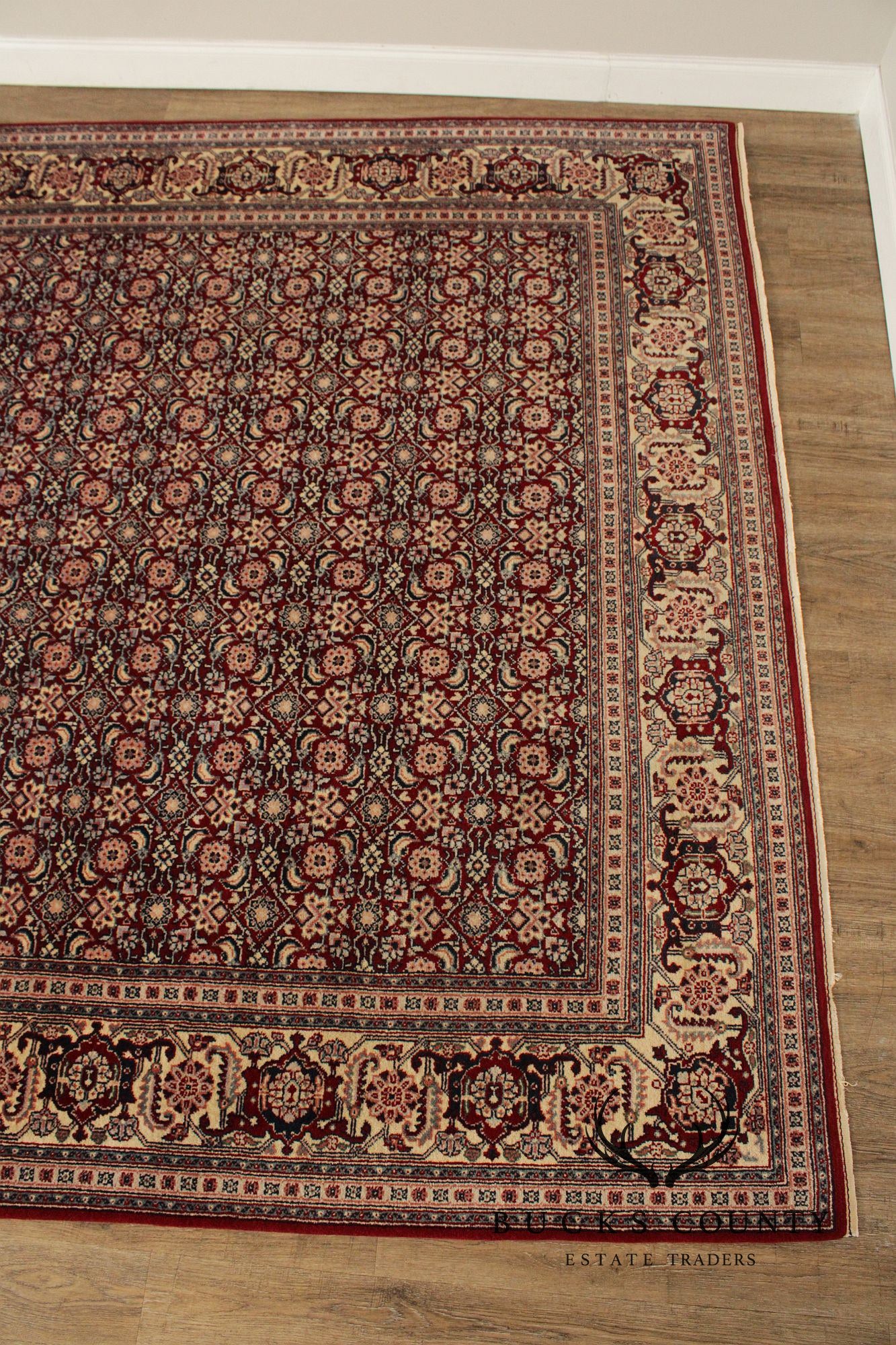 Romanian Bucharest Hand-Knotted Area Rug – 11'11" x 9'0"