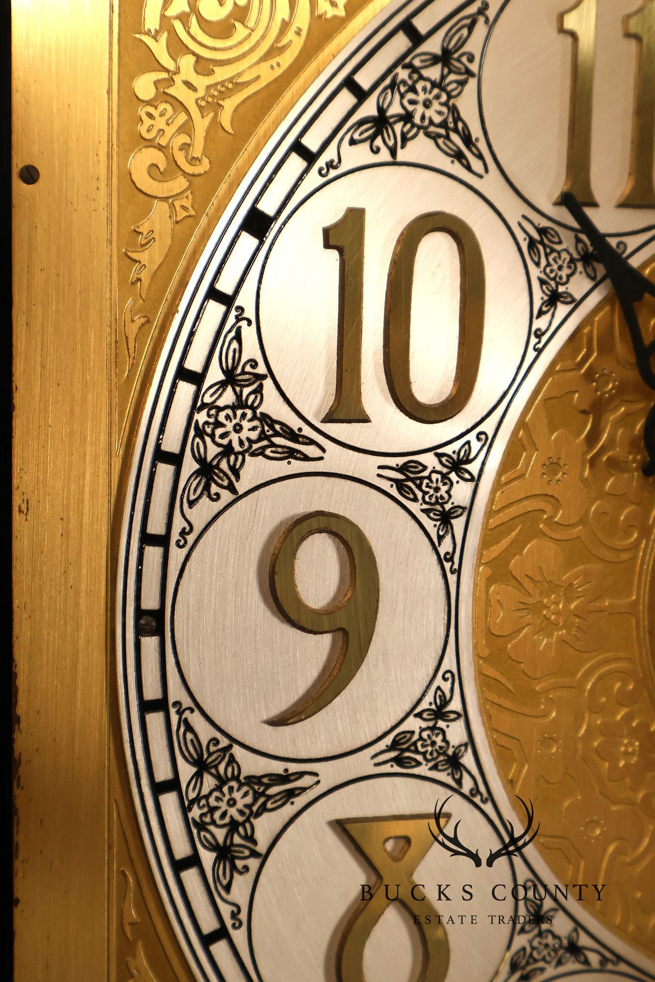 Hermle Chinoiserie Style Tall Case Grandfather Clock