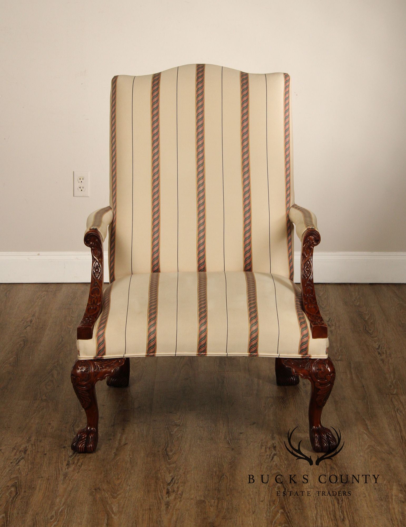Henredon Historic Natchez Collection Mahogany Armchair