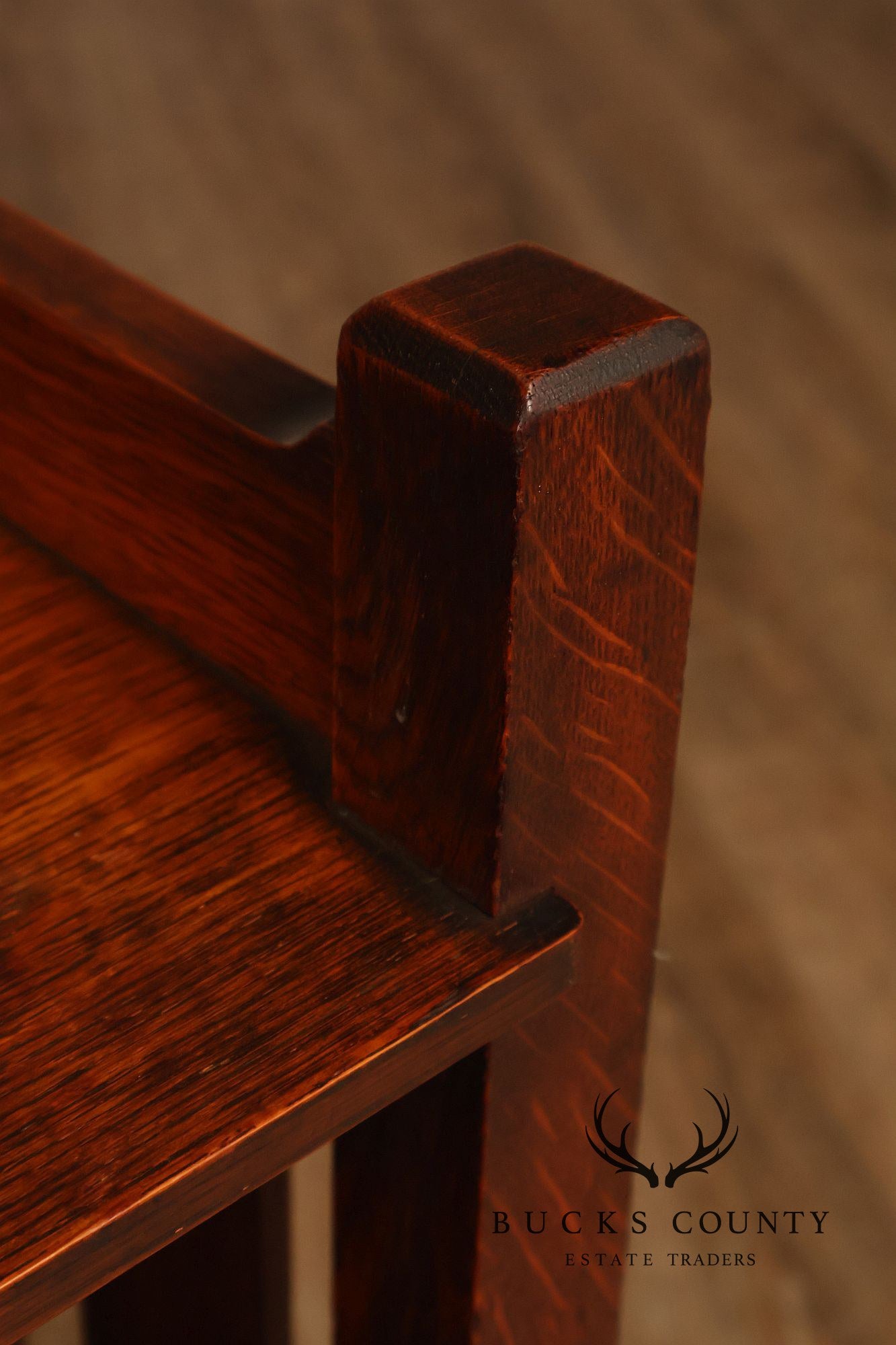 Stickley Brothers Antique Mission Oak Magazine Stand Bookcase