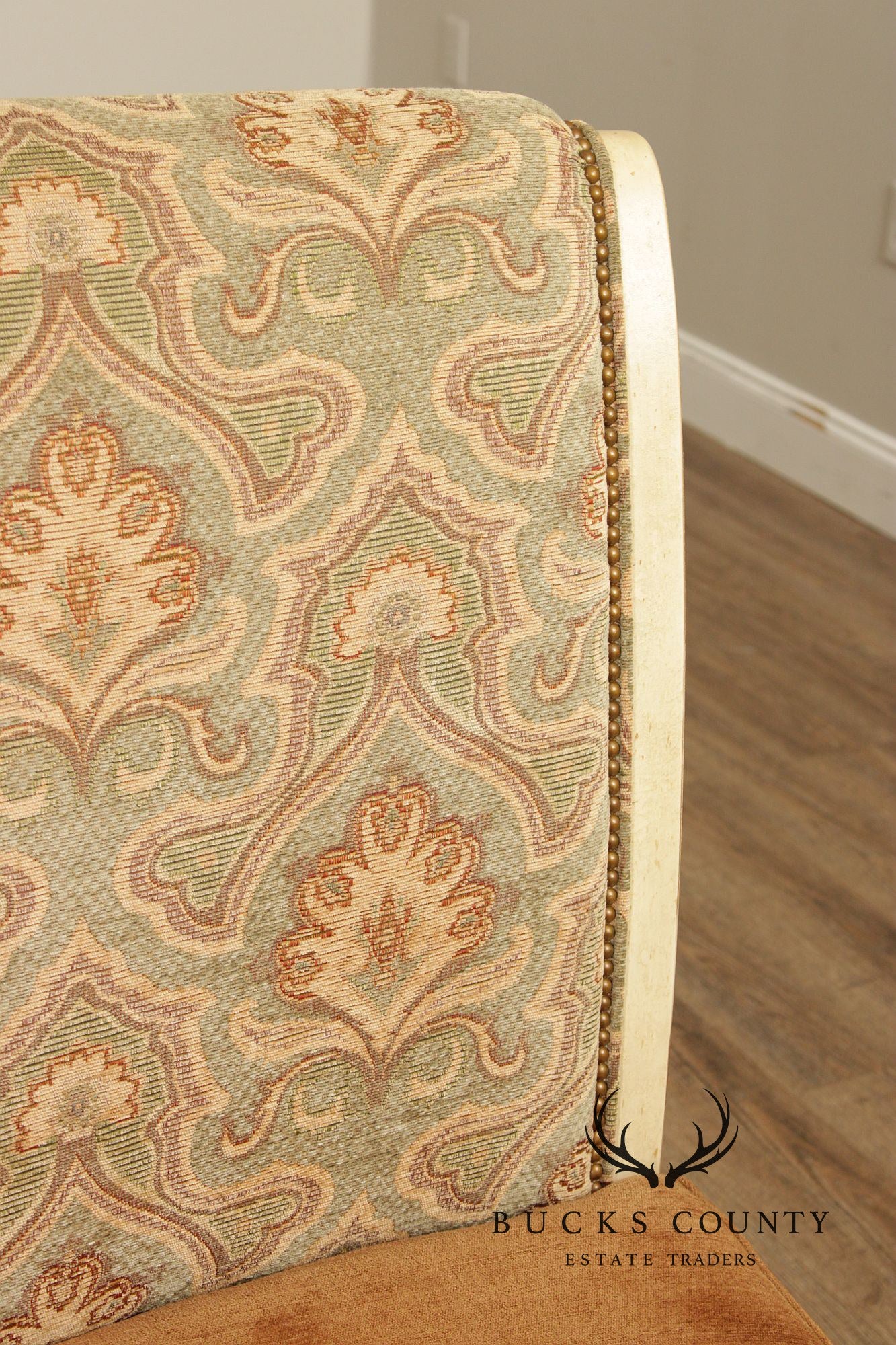 Swaim French Country Style Pair of Curved Banquette Benches