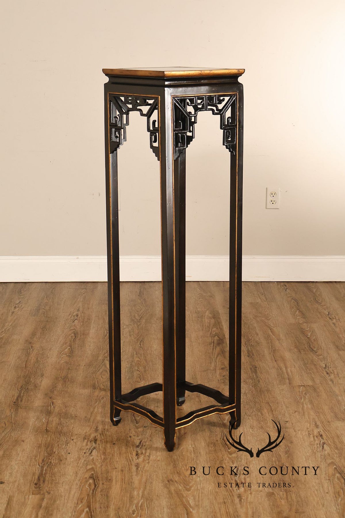 John-Richard 'European Crossroads' Chinoiserie Pedestal