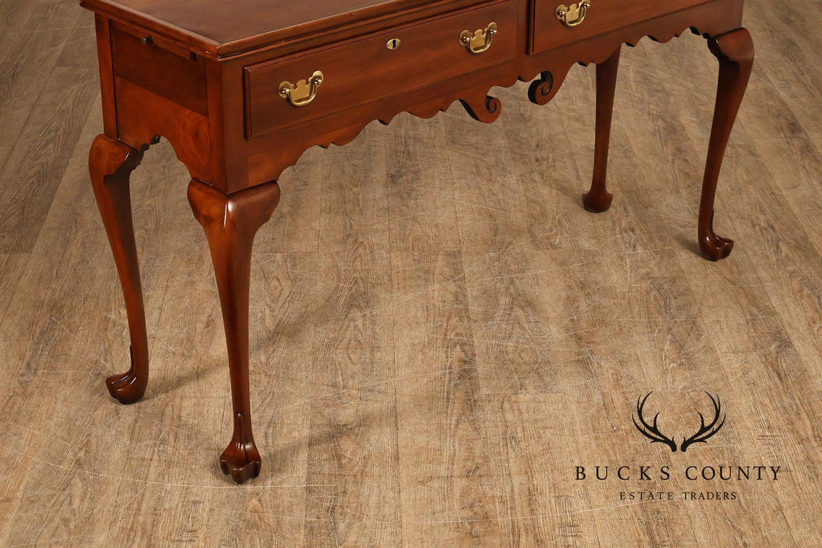 Statton Chippendale Style Cherry Console Table