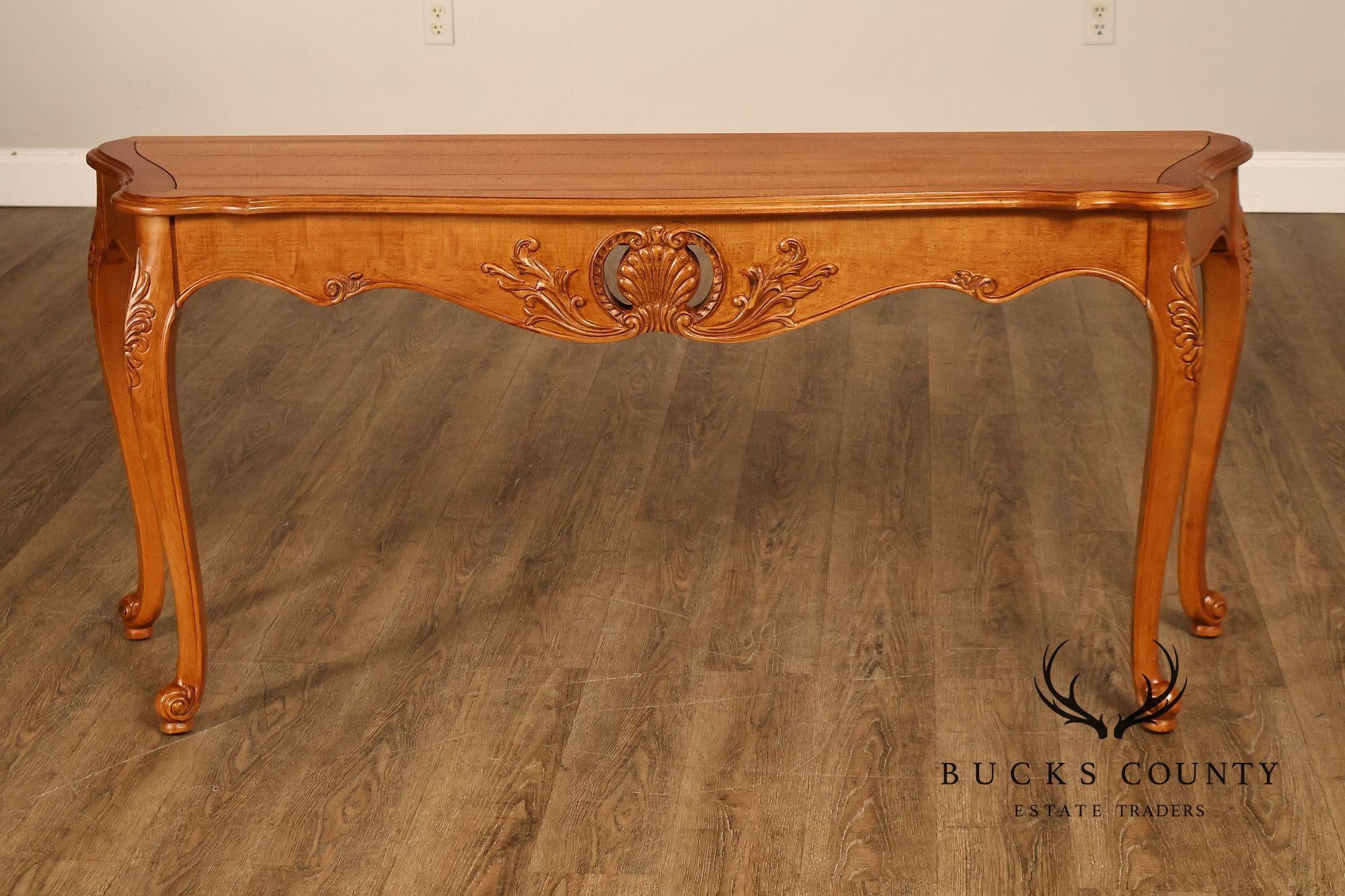 Ethan Allen Legacy Collection French Country Style Narrow Console Table