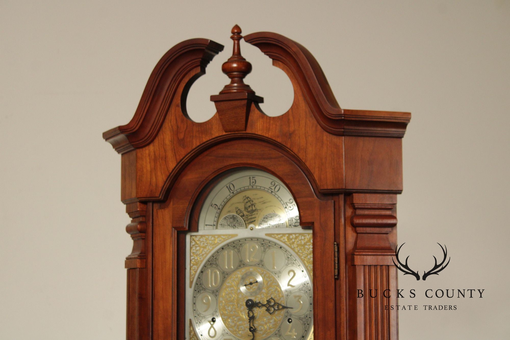 Ridgeway Winford Cherry Corner Grandfather Clock