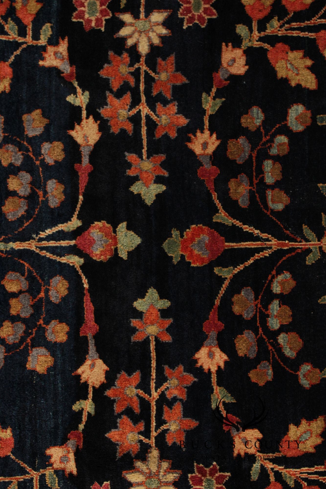 Antique Persian Bidjar Wool Area Rug 8' x 10'