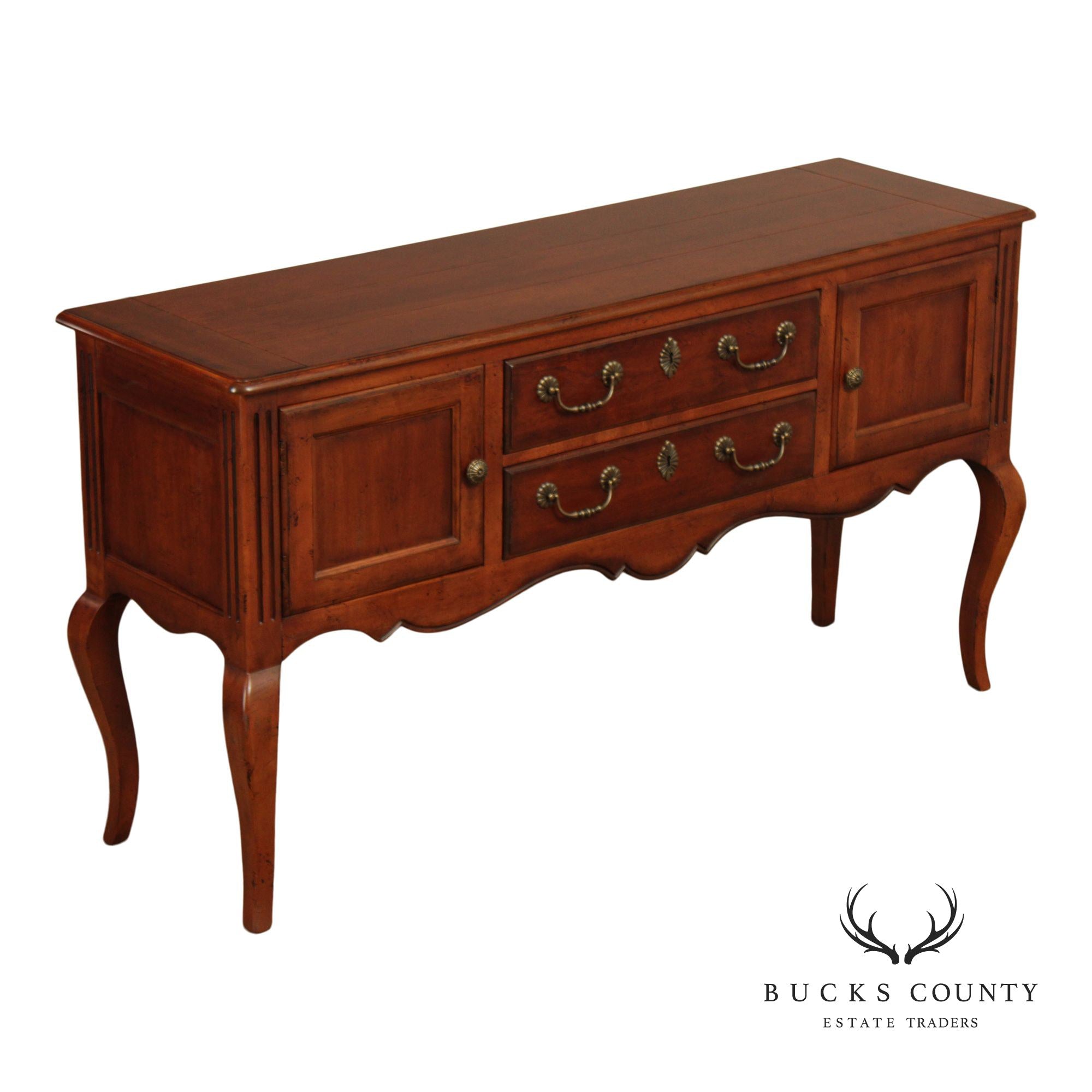 Hickory White French Country Style Cherry Sideboard