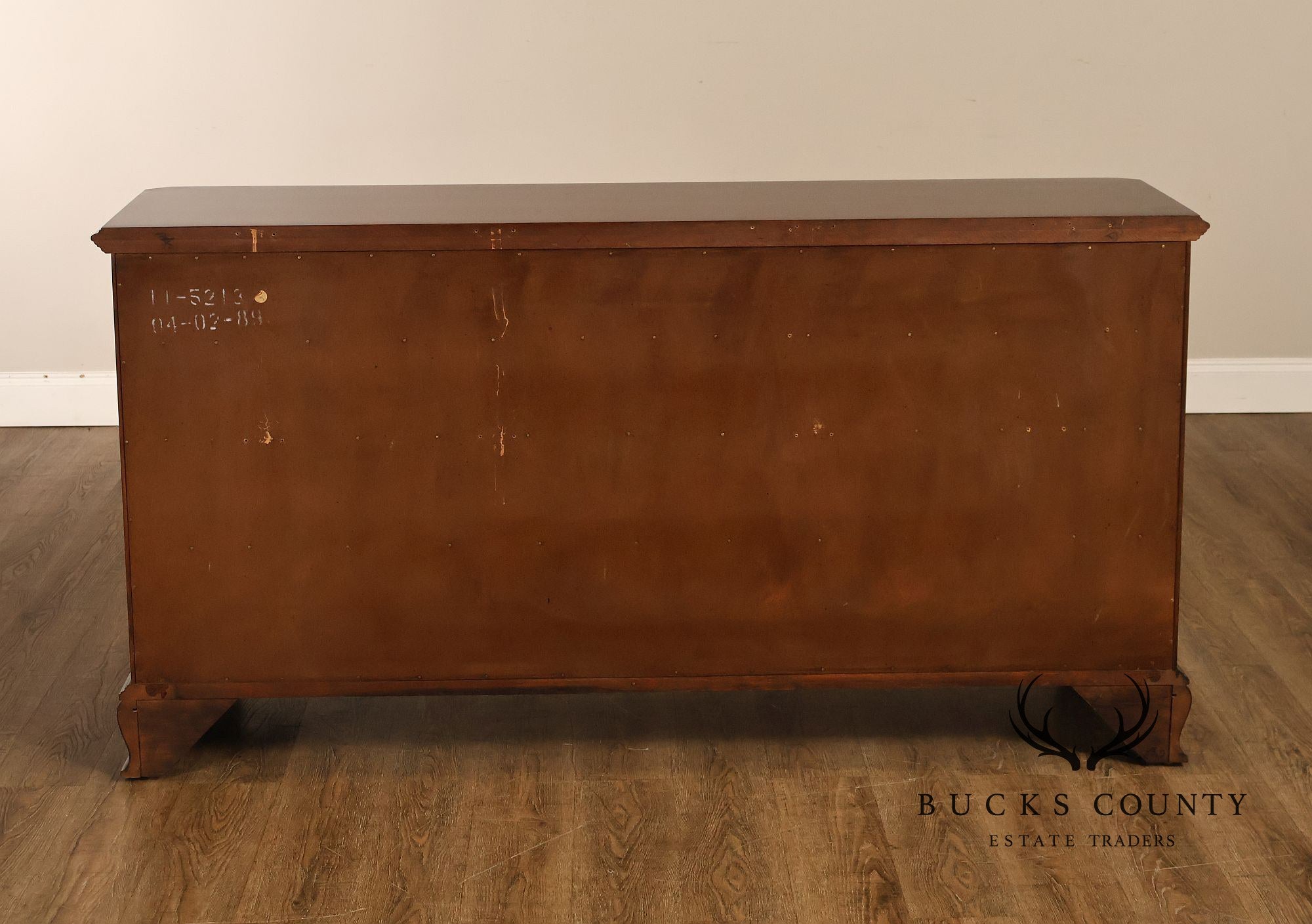 Ethan Allen 'Georgian Court' Cherry Long Dresser