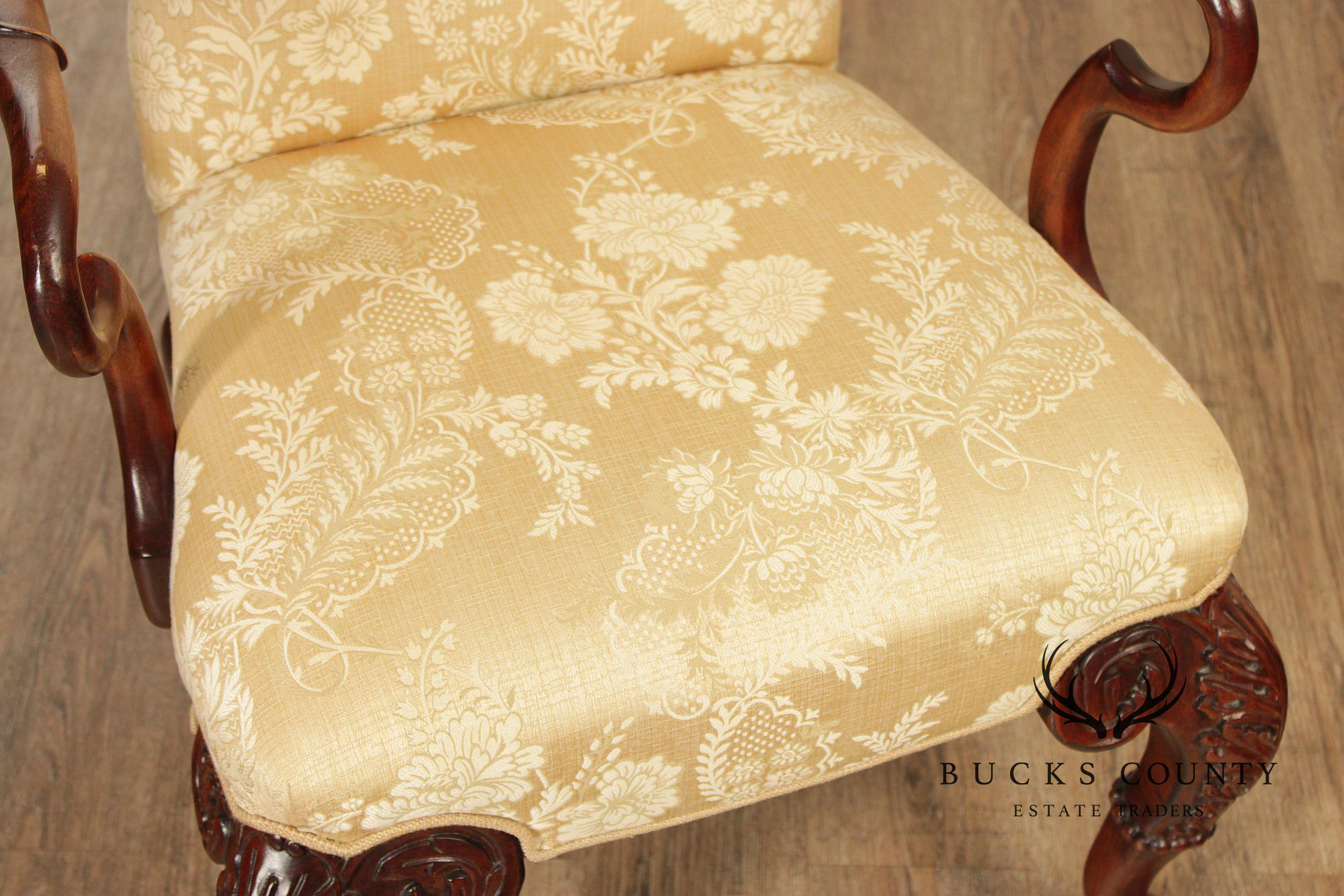 Century Furniture Georgian Style Pair of Armchairs