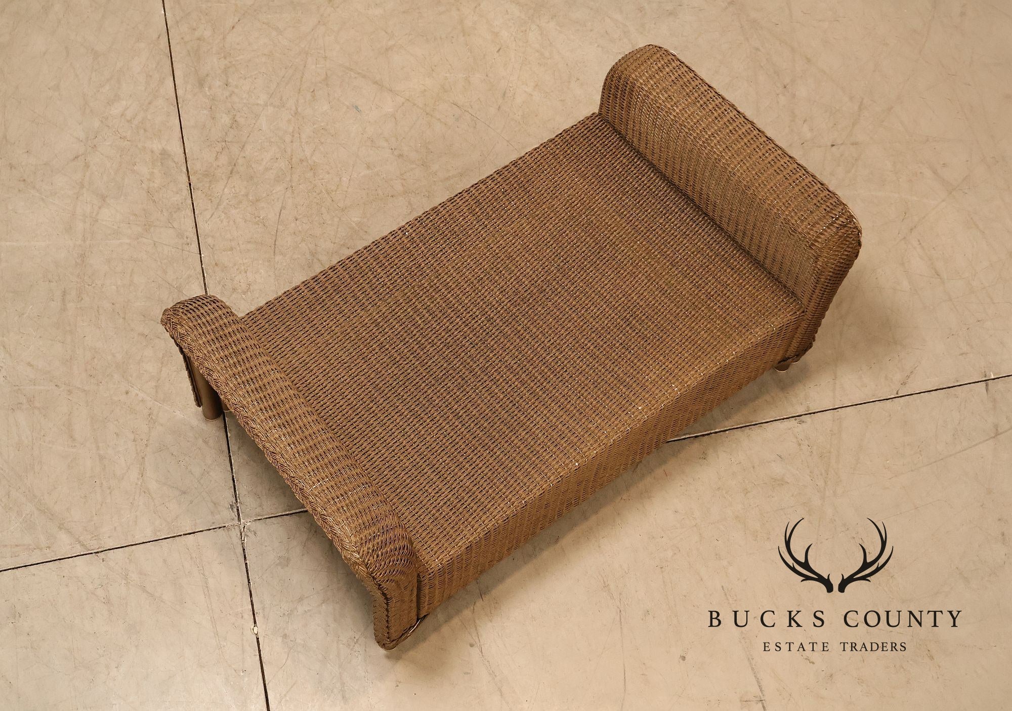 Lloyd Flanders 'Reflections' Outdoor Wicker Ottoman