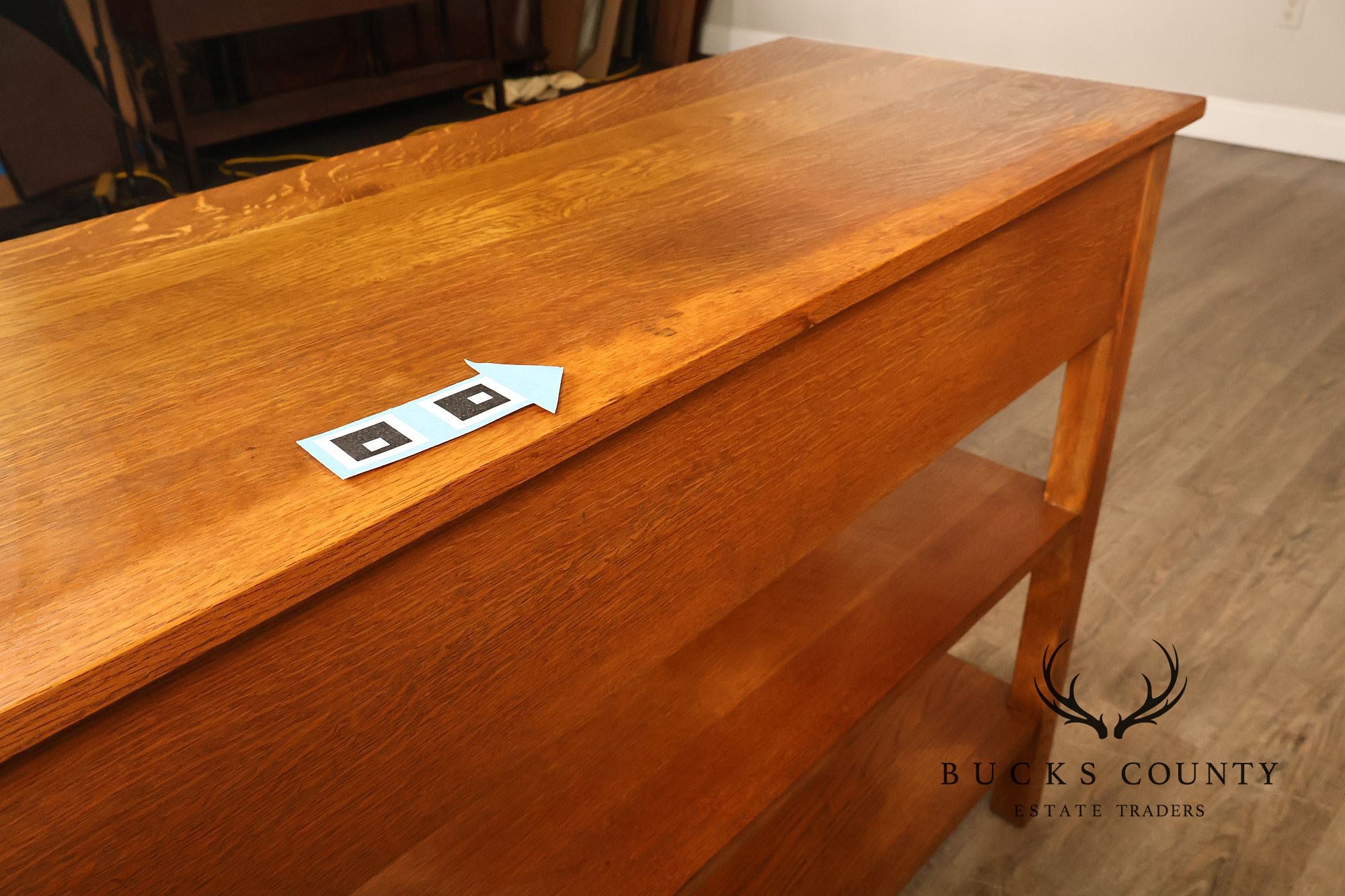 Stickley Mission Collection Oak Console Sofa Table