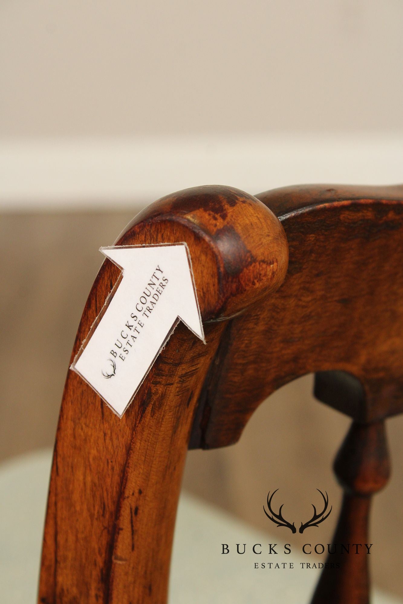Antique Sheraton Hand Painted Side Chair
