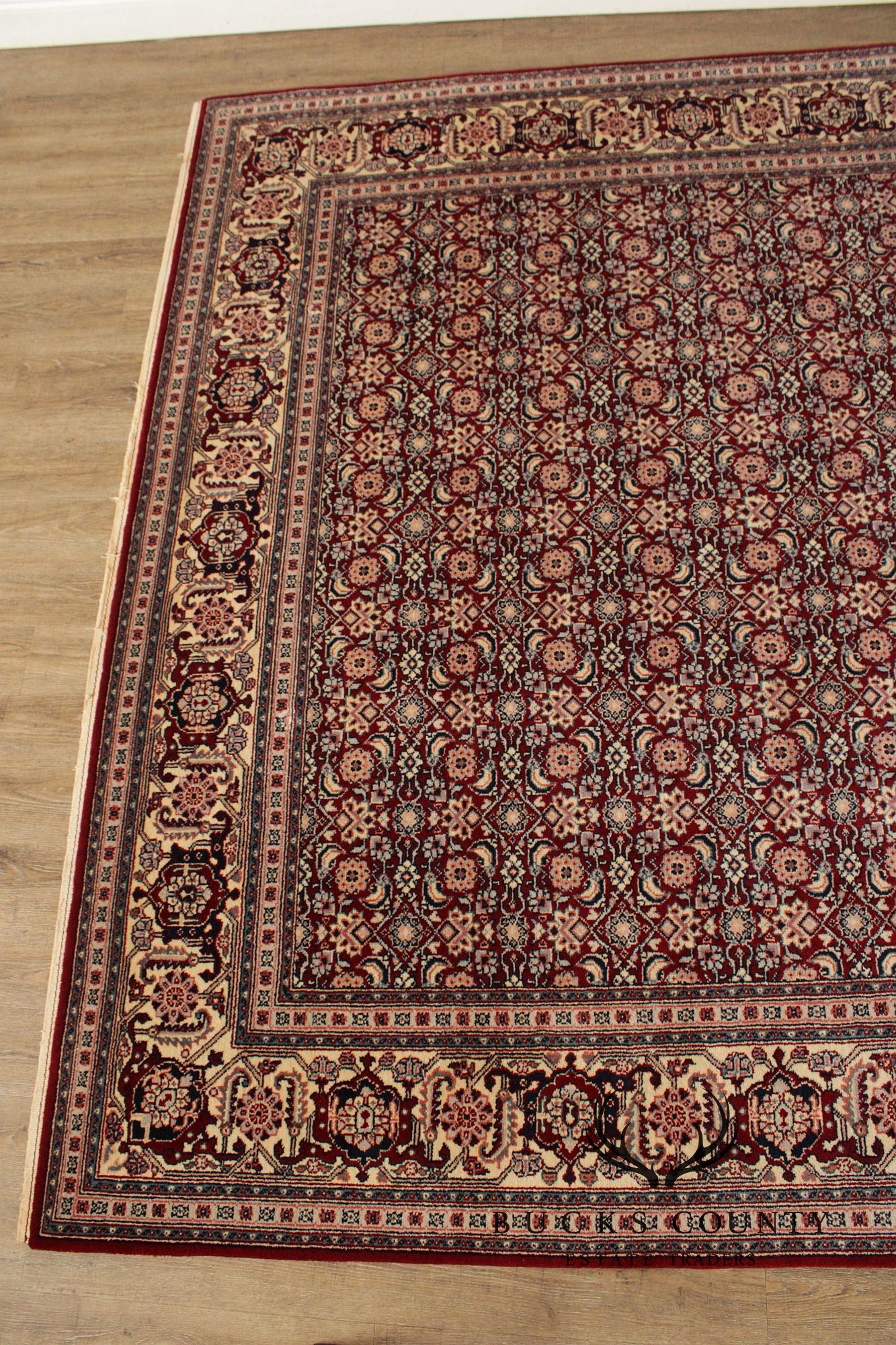 Romanian Bucharest Hand-Knotted Area Rug – 11'11" x 9'0"